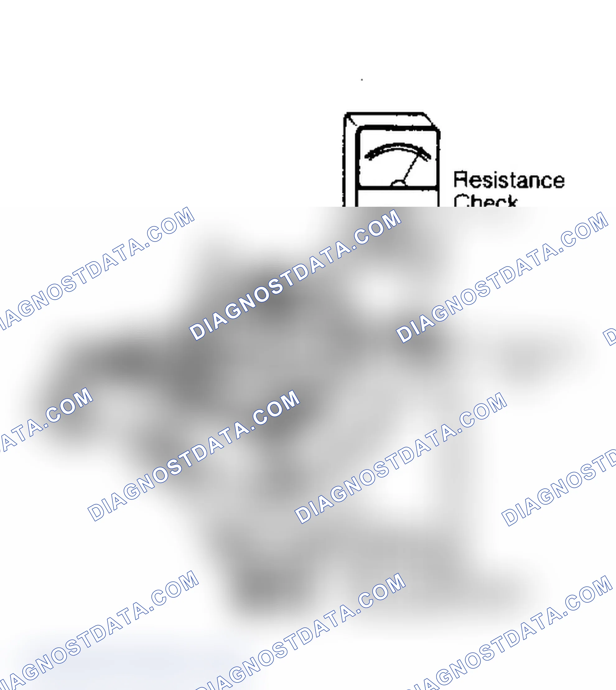Scheme 13: Checking Distributor Pick-Up Coil Illustration applies to sealed module connector distributors only.