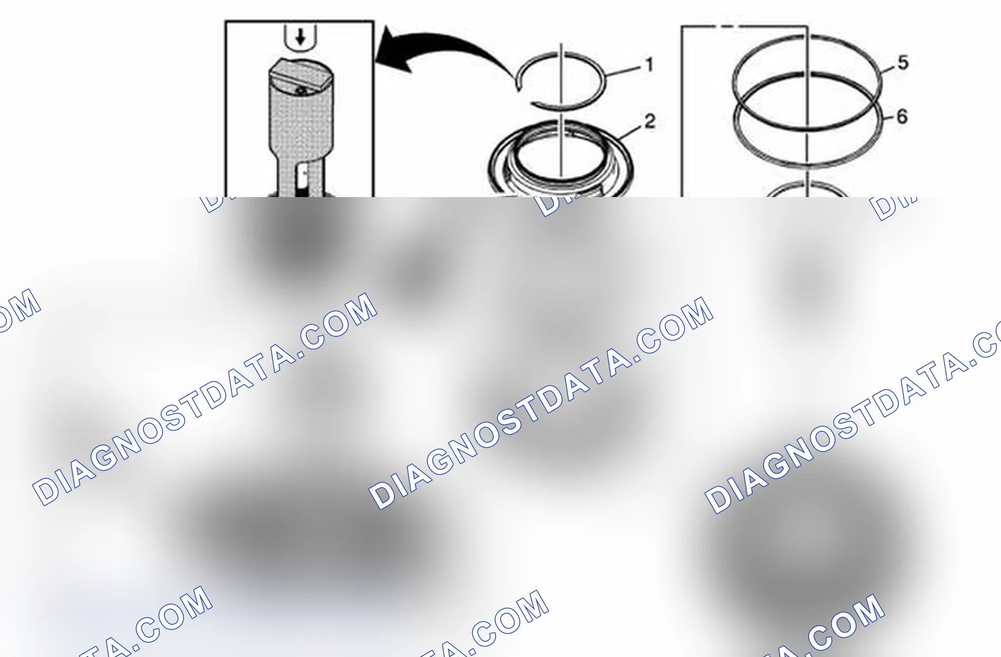 Scheme 205: 4-5-6 Clutch Piston Removal