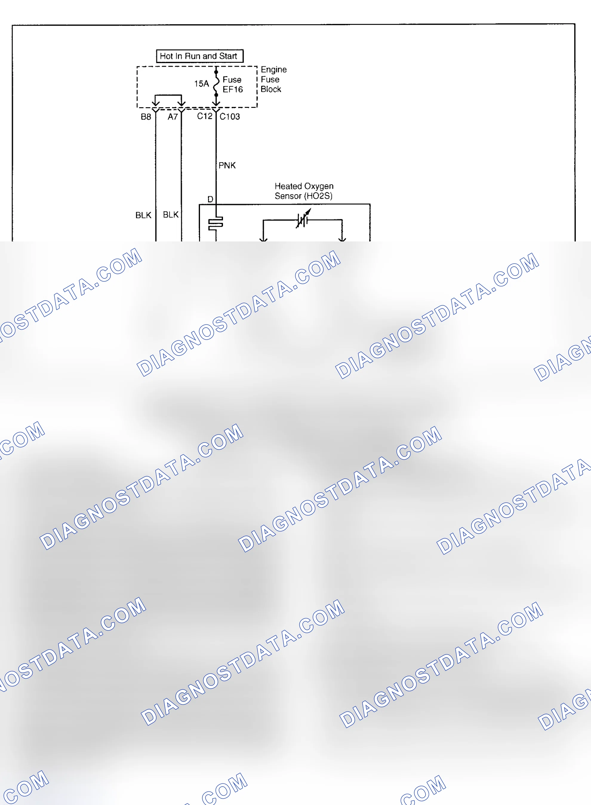 Scheme 75: DTC P0141: O2 BANK 1 SENSOR 2 HEATER