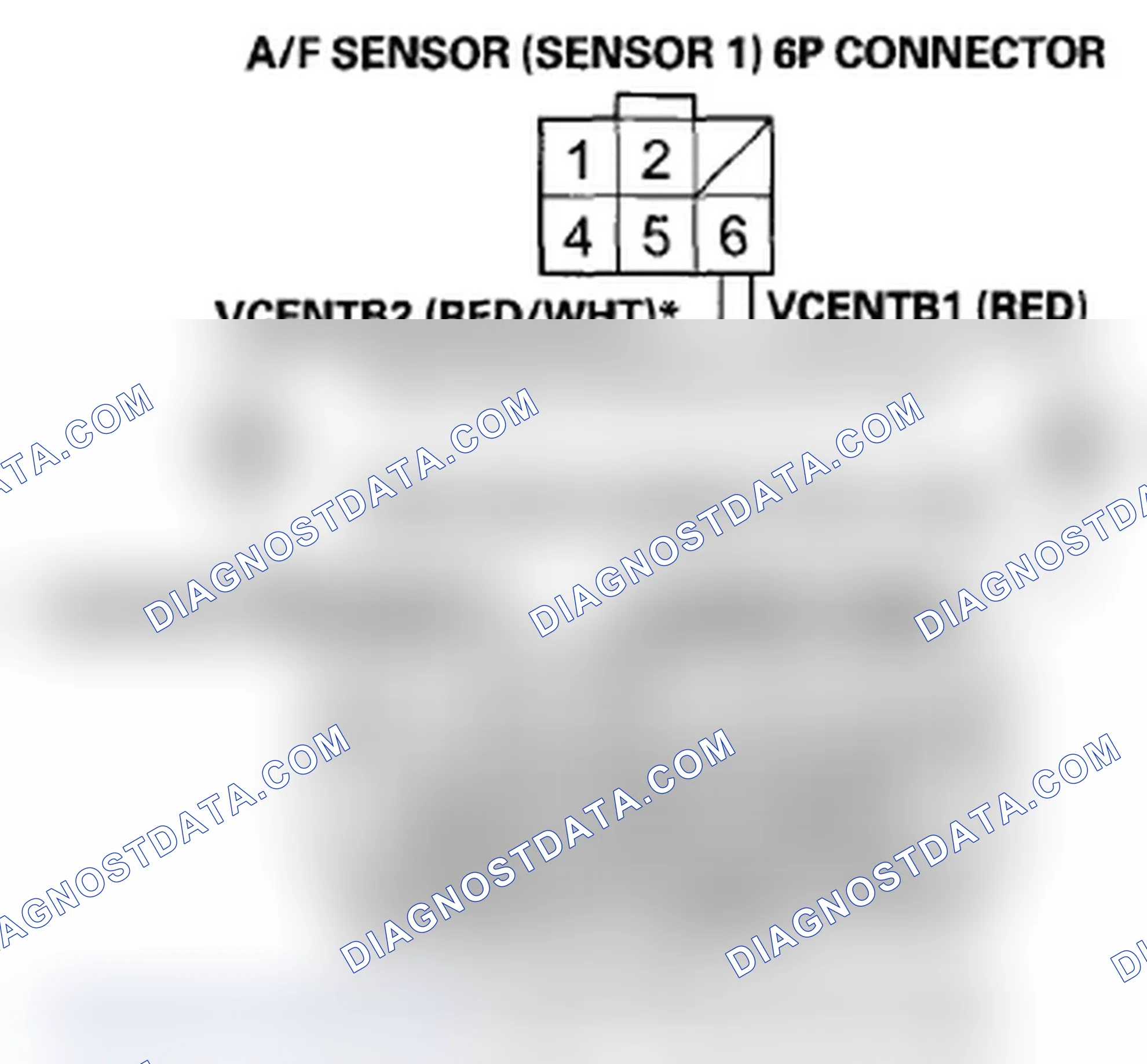 Scheme 298: DTC P2243: Rear A/F Sensor (Bank 1, Sensor 1) VCENT Circuit High Voltage; DTC P2247: Front A/F Senso