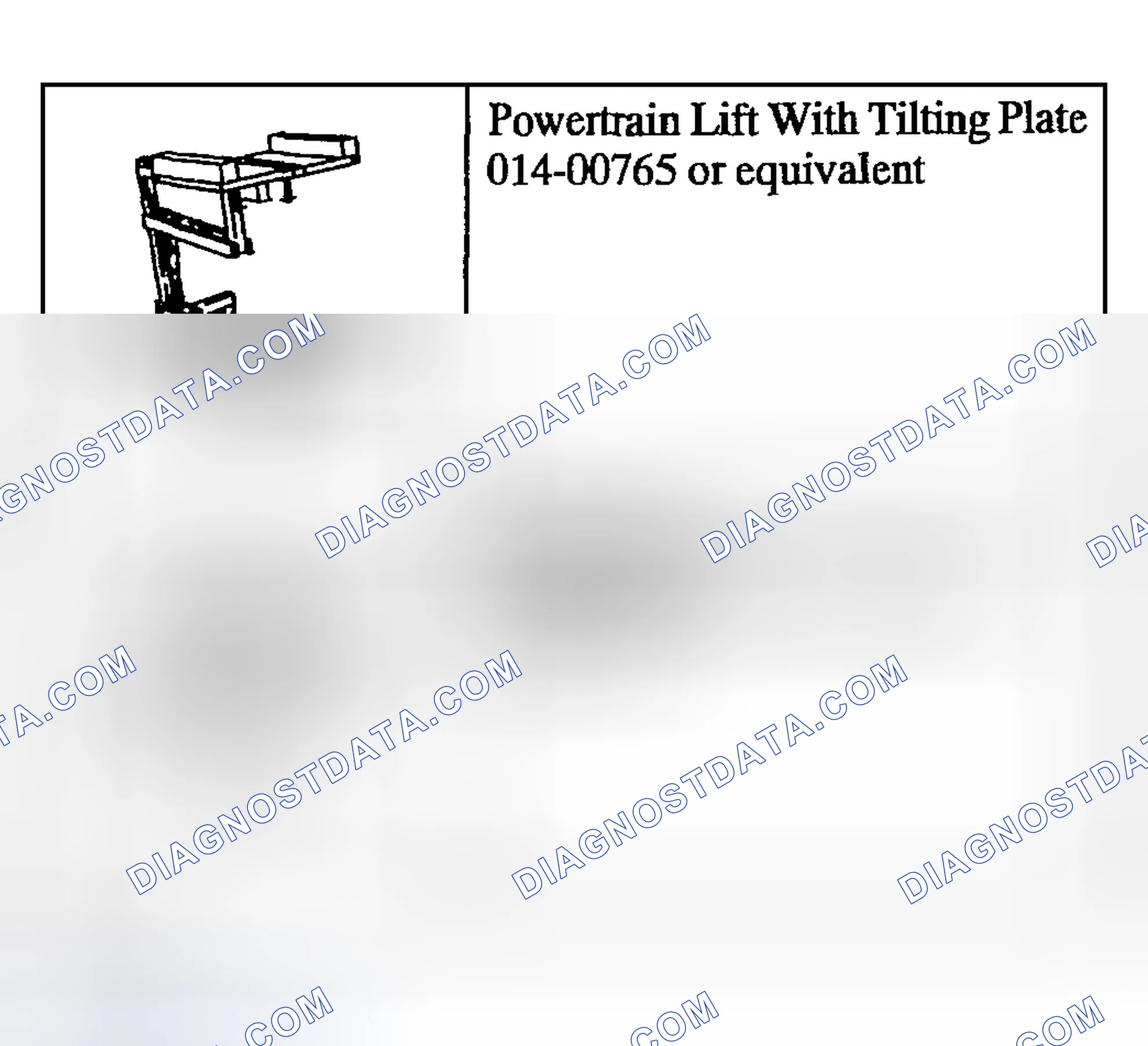 Scheme 826: Special Tool(s)