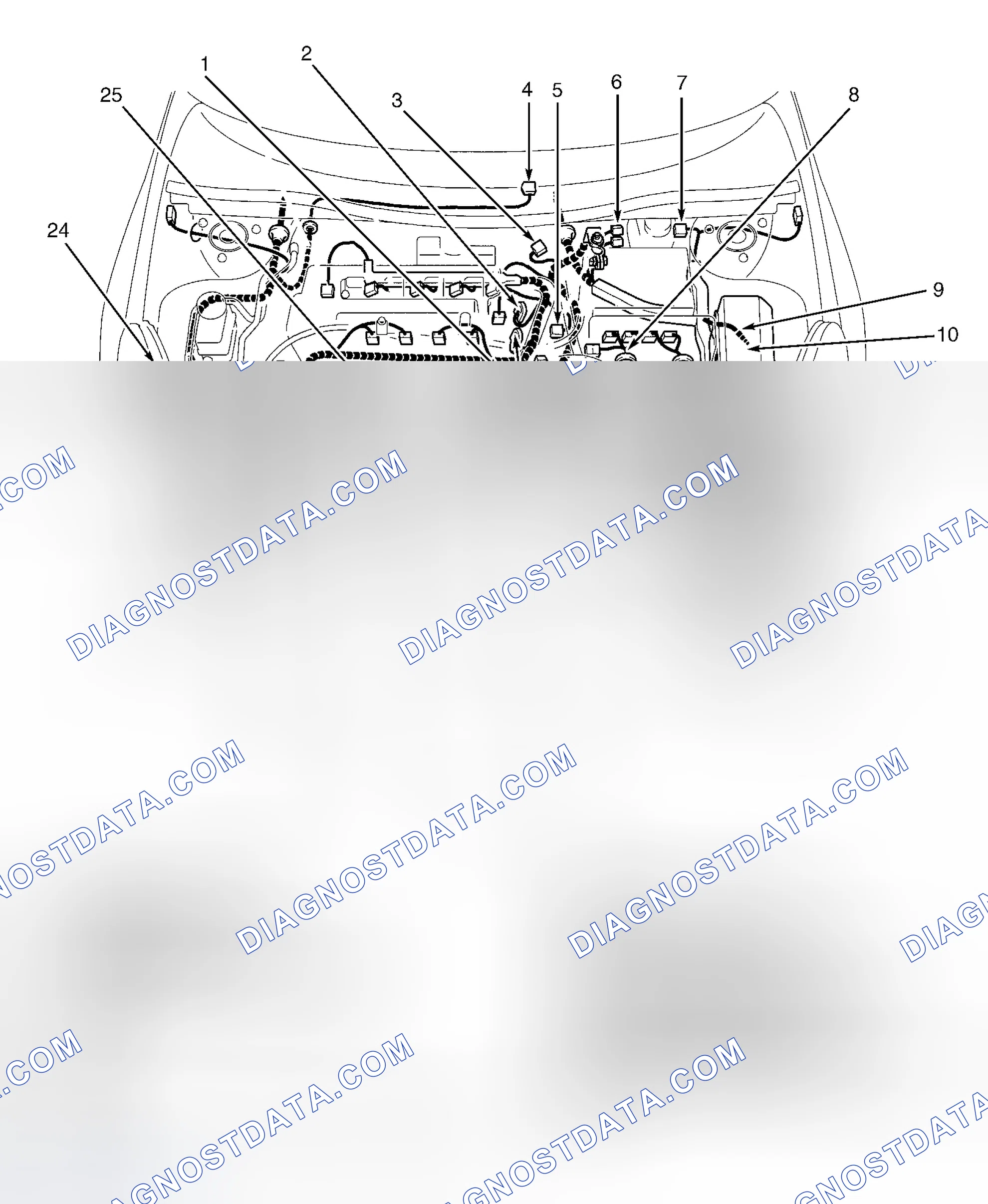 Scheme 1: Engine Compartment (1.8L GT)