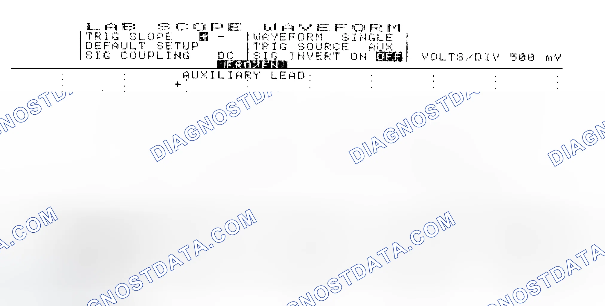 Scheme 14: Single Injector w/Excessive Current Flow - Current Pattern