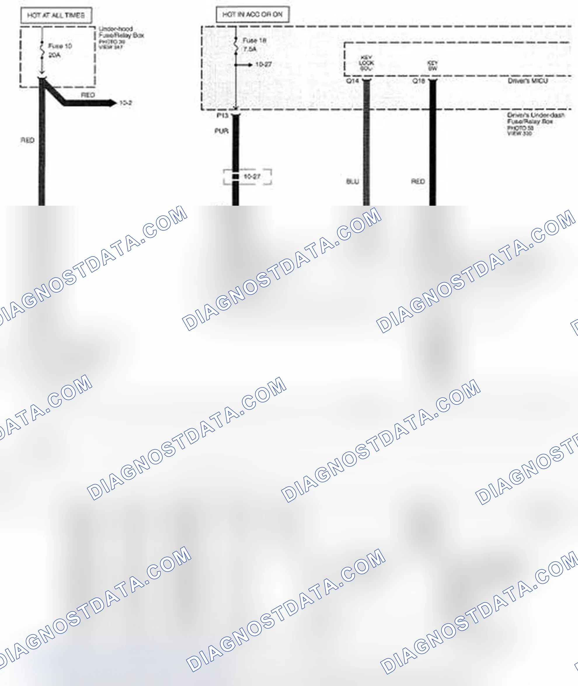Scheme 402: Interlock System Circuit Diagram - A/T: Without Keyless Access (Page 138)