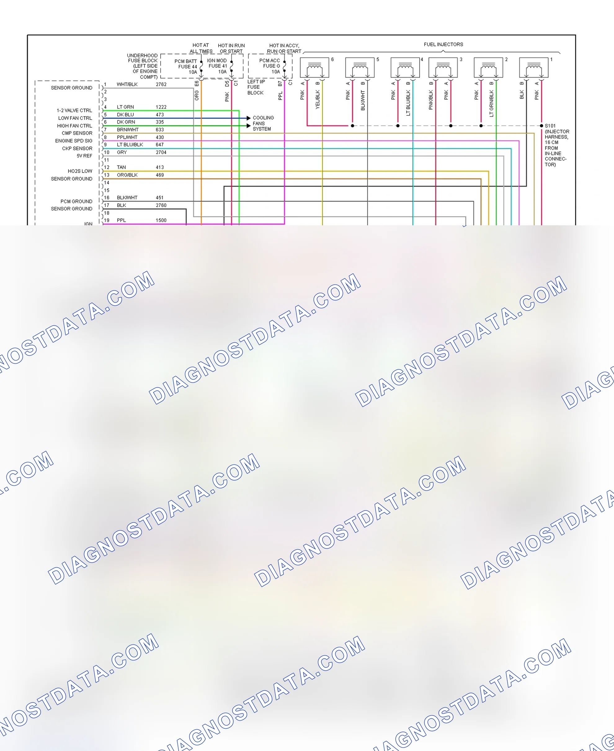 Scheme 179: PCM Wiring Diagram (Malibu - 3.1L - 1 Of 3)