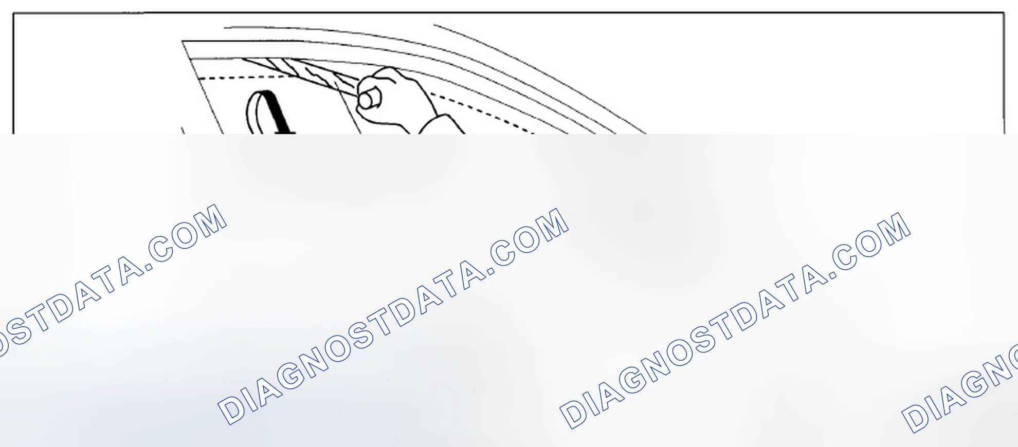 Scheme 117: Disconnecting Power Window Main Switch Connector