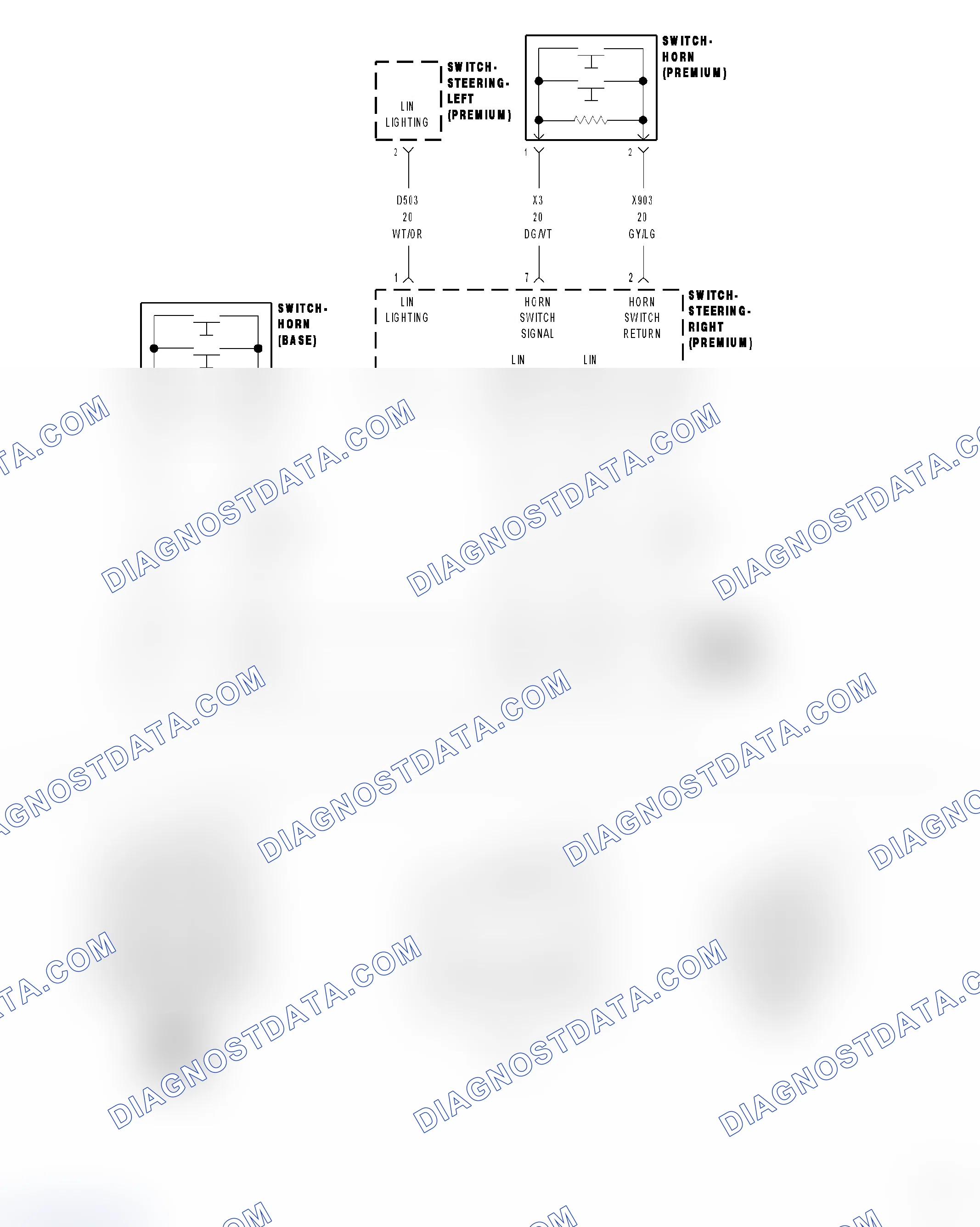 Scheme 5: B2332-HORN SWITCH INPUT CIRCUIT/PERFORMANCE