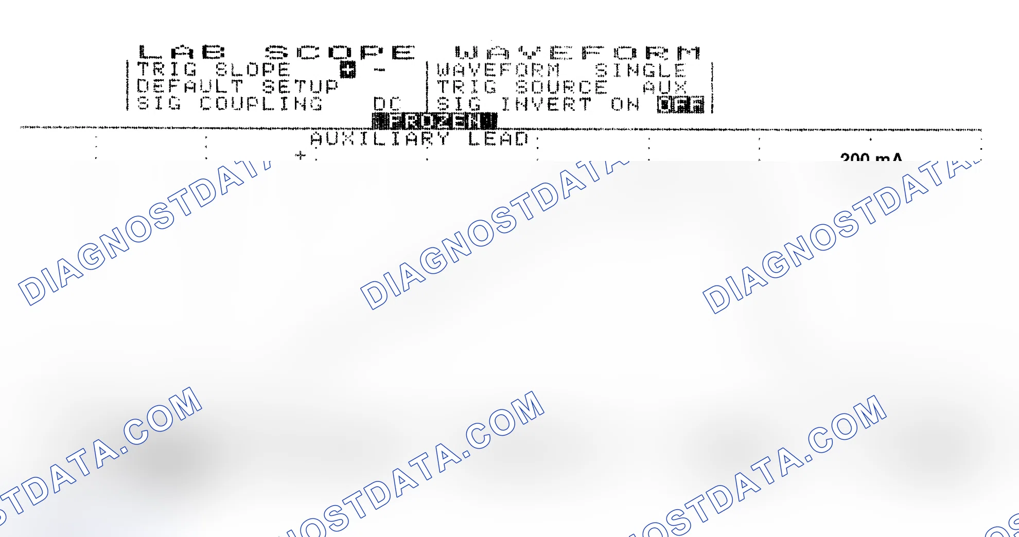 Scheme 13: Single Injector w/Normal Current Flow - Current Pattern