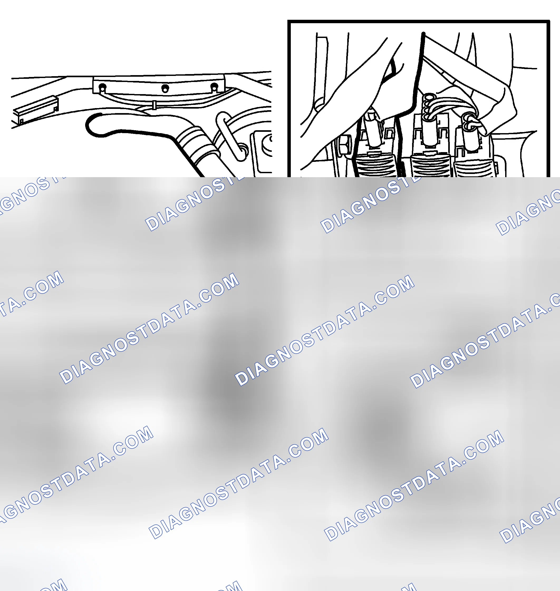 Scheme 44: Removing Heat Shield Over Exhaust Manifold