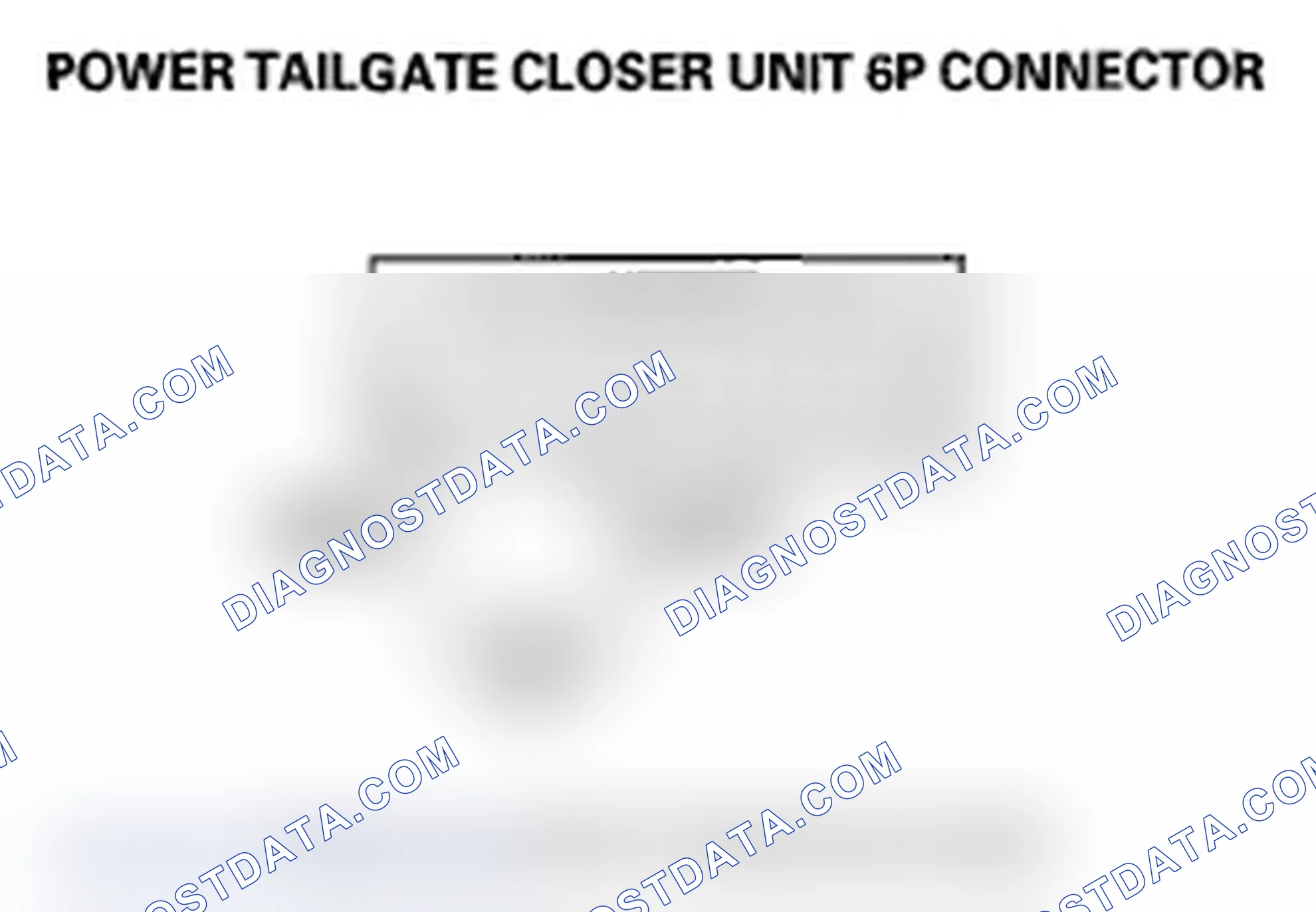 Scheme 176: DTC B1384: Power Tailgate Closer Unit Half Latch Switch Circuit Malfunction