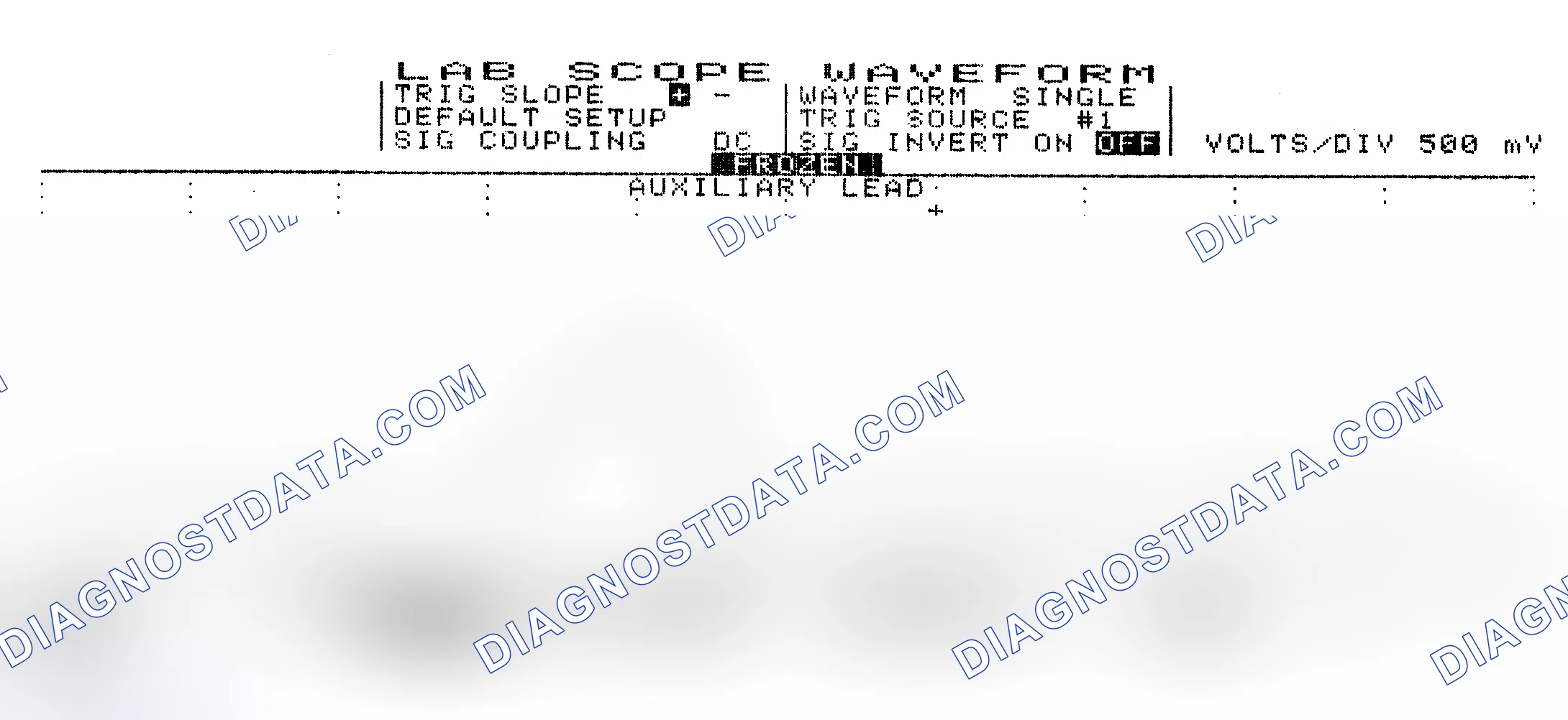 Scheme 10: Single Injector w/Excessive Current Flow - Current Pattern