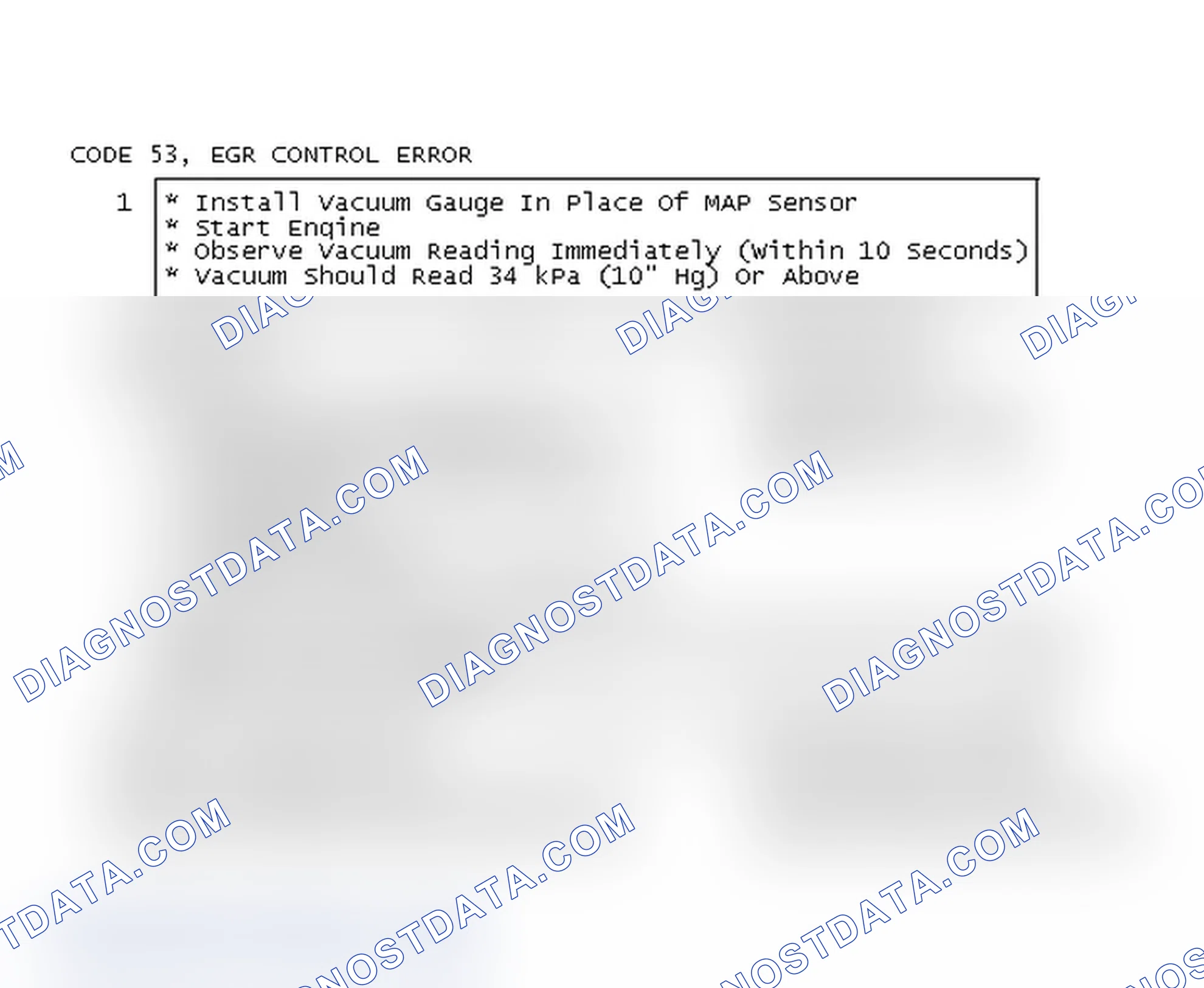 Scheme 423: Code 53, EGR Control Error
