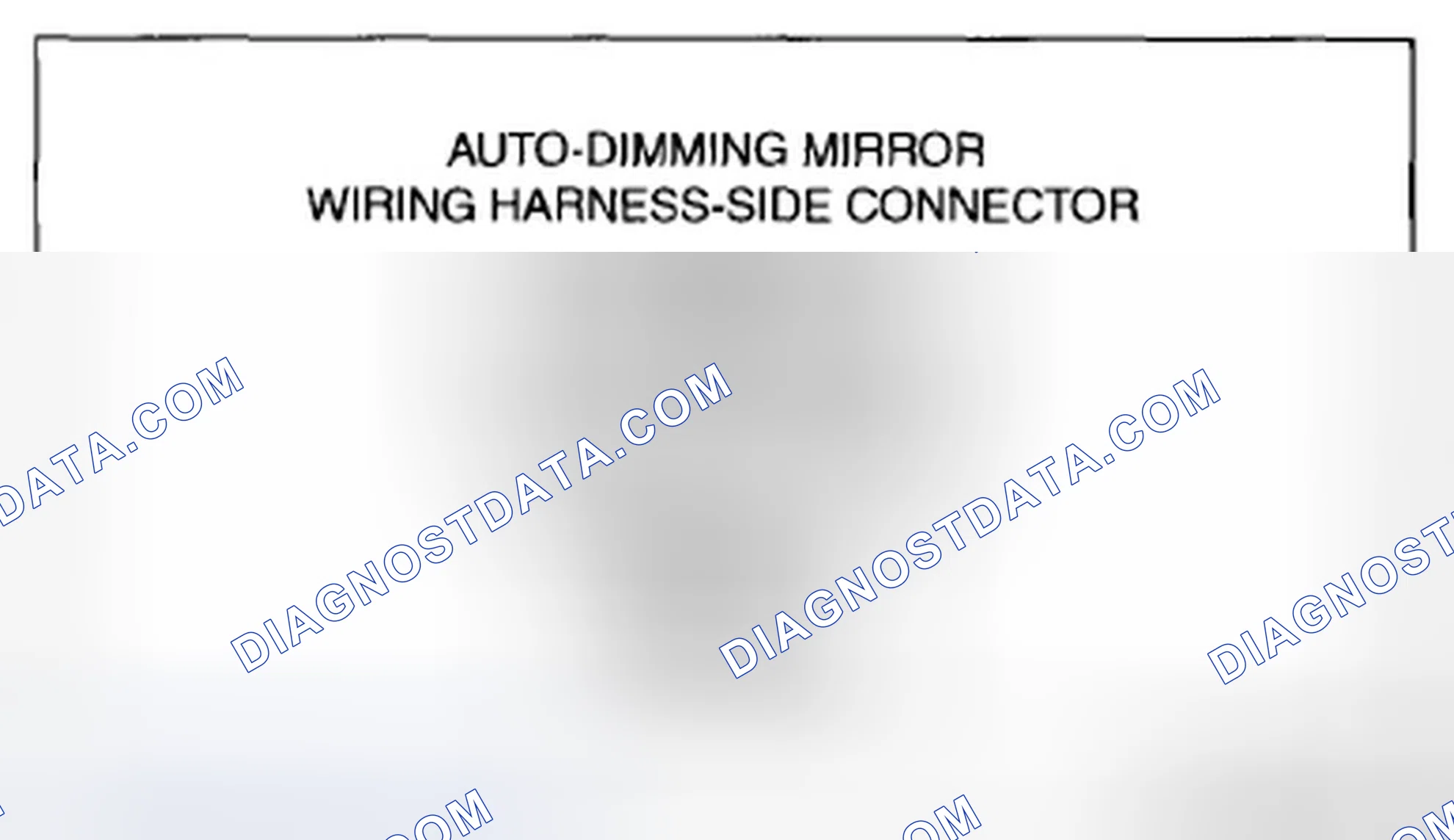 Scheme 52: Auto-Dimming Mirror Terminal Voltage Layout