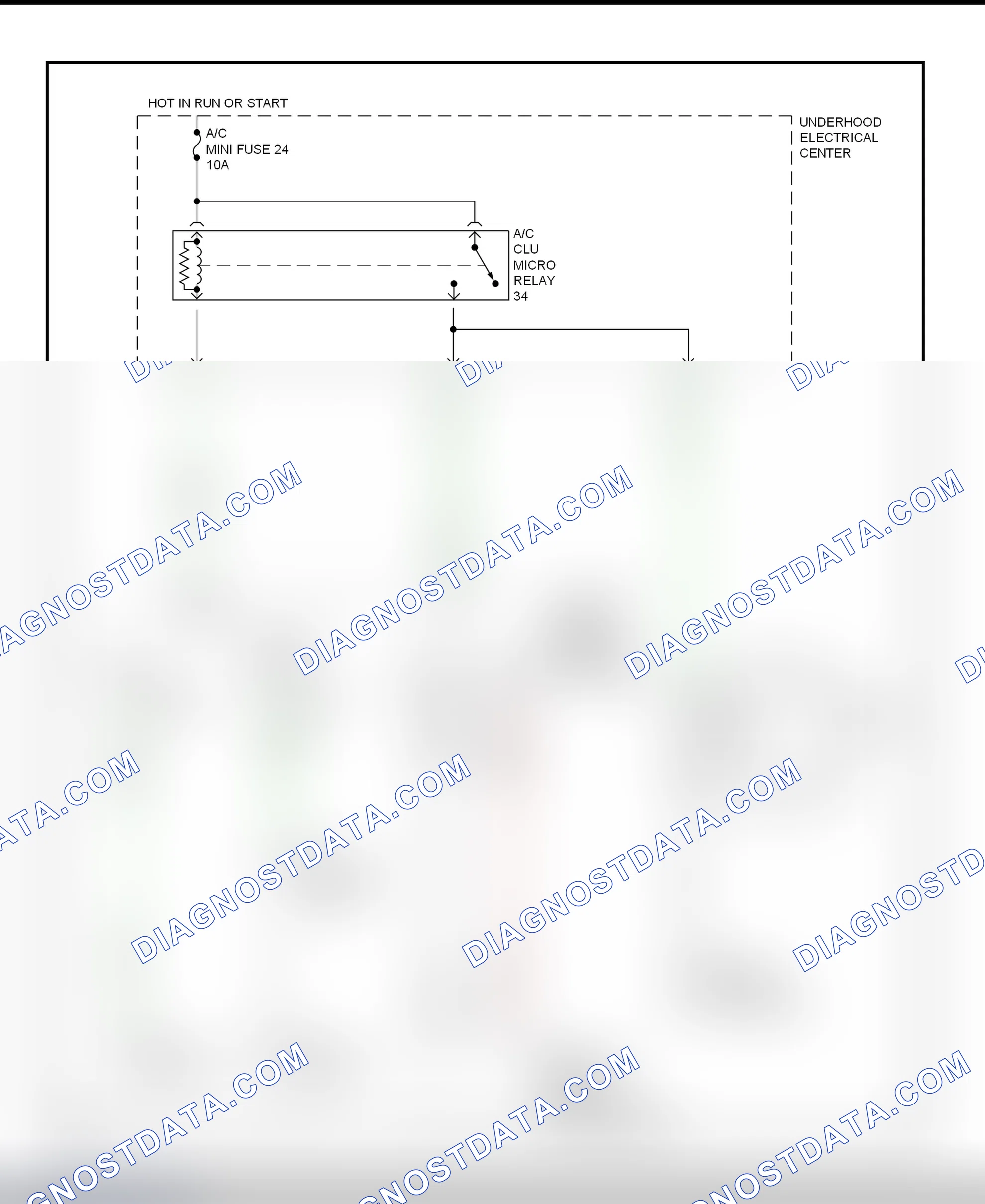 Scheme 11: A/C Compressor Clutch Control Circuit Wiring Diagram (Corvette)