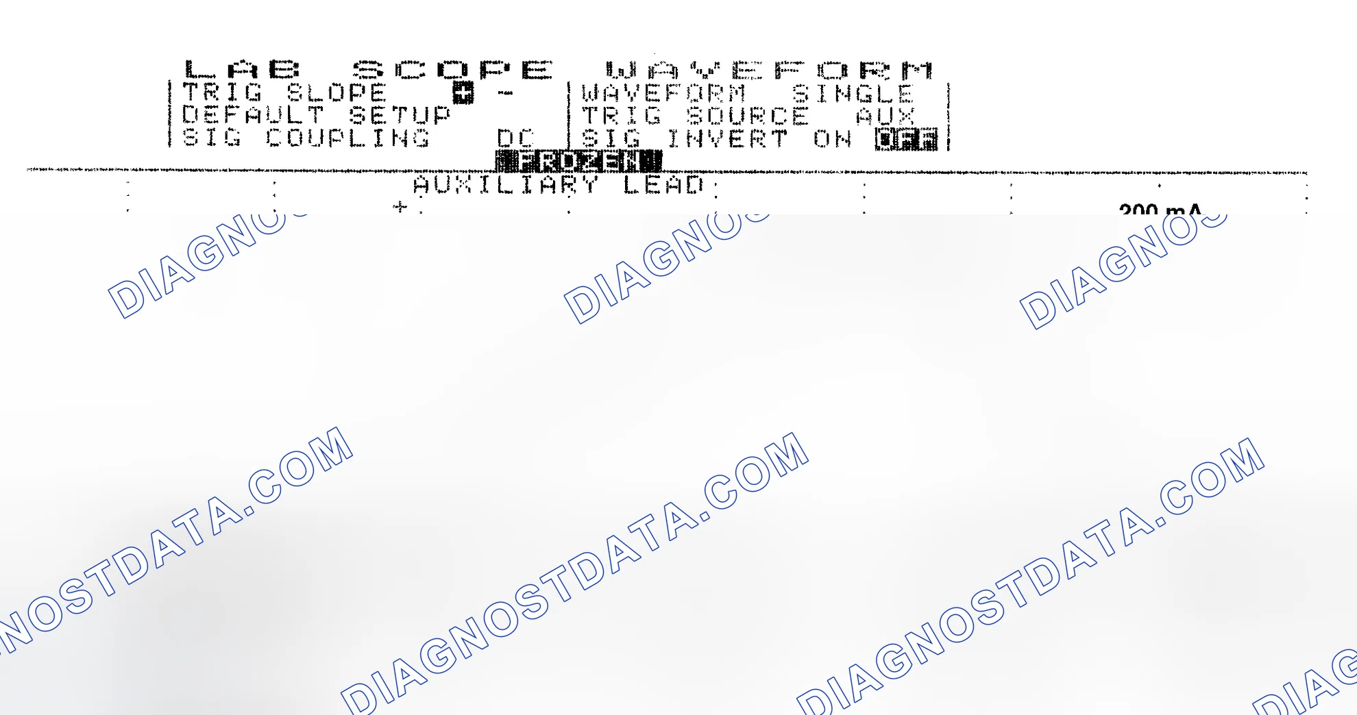 Scheme 13: Single Injector w/Normal Current Flow - Current Pattern
