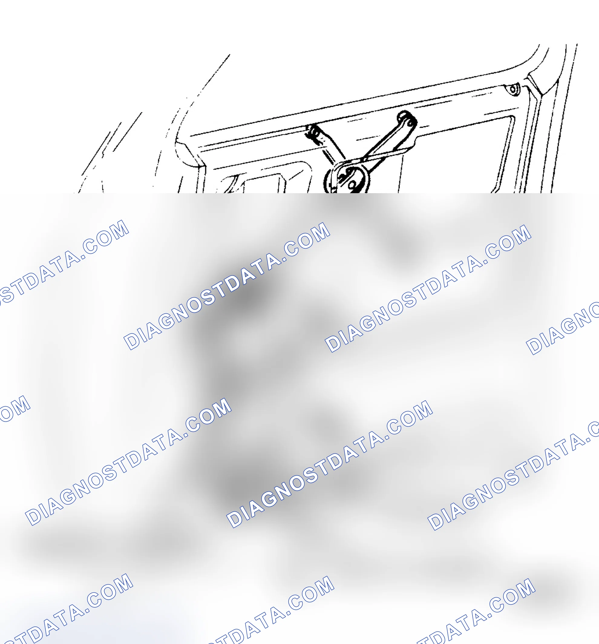 Scheme 3: Power Window Regulator, Motor and Connector