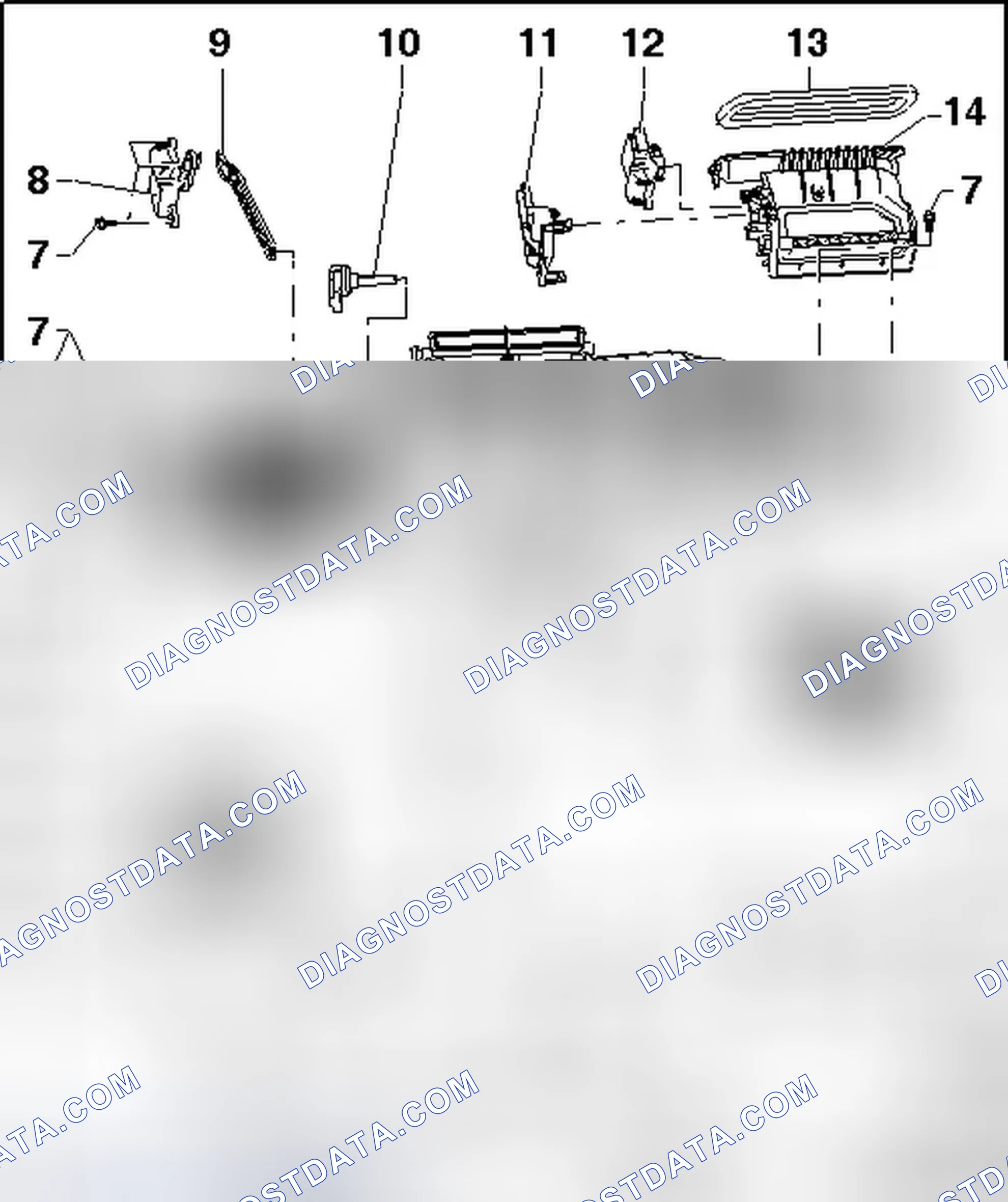 Scheme 125: ATTACHMENTS - MANUALLY REGULATED A/C SYSTEM