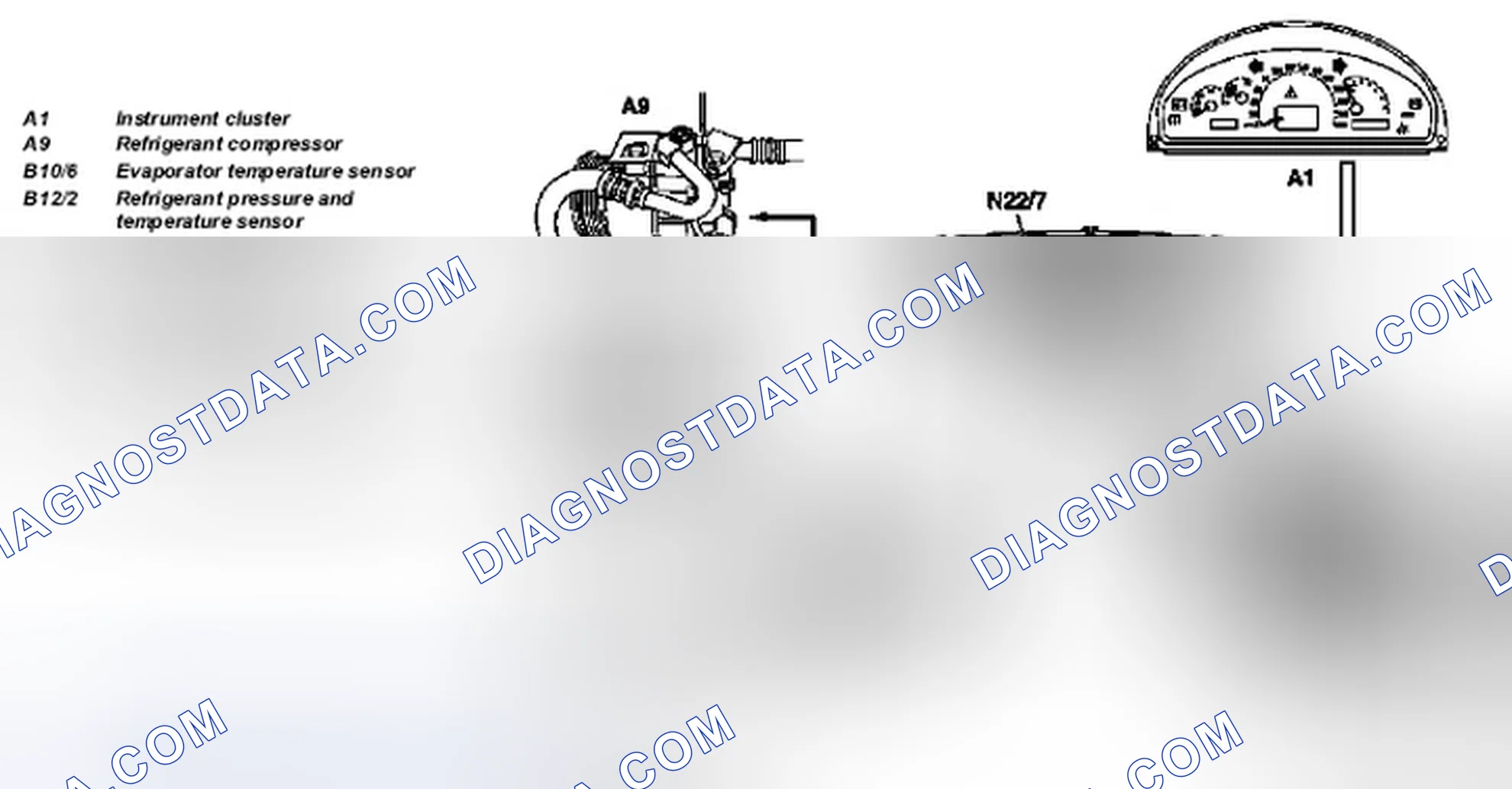 Scheme 59: Networking Of Refrigerant Compressor Control - Shown On Vehicle Up To 23.4.04