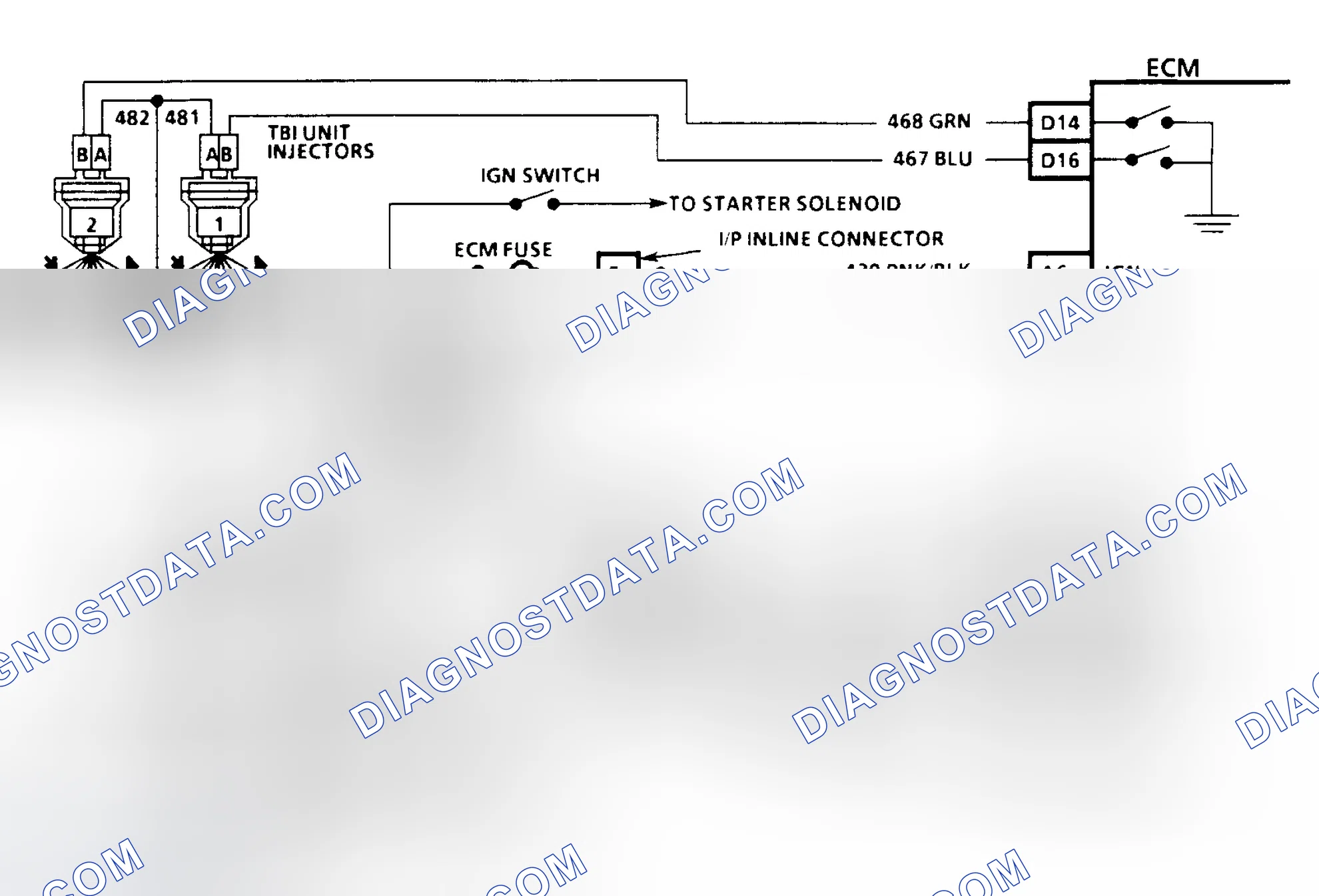 Scheme 11: HEI Ignition & Injector Circuits (3.1L)
