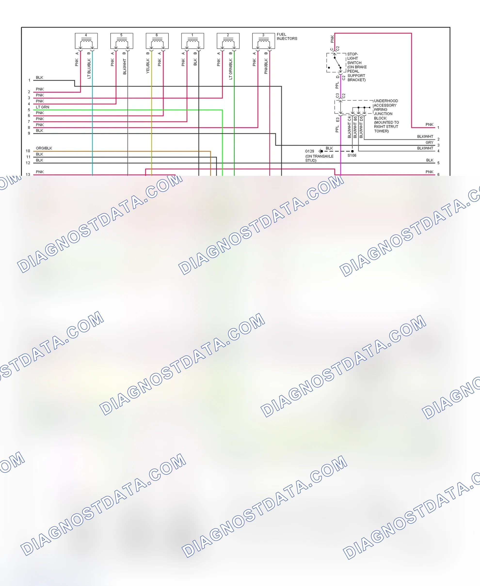Scheme 115: PCM Wiring Diagram (Grand Prix - 3.8L VIN K - 2 Of 4)