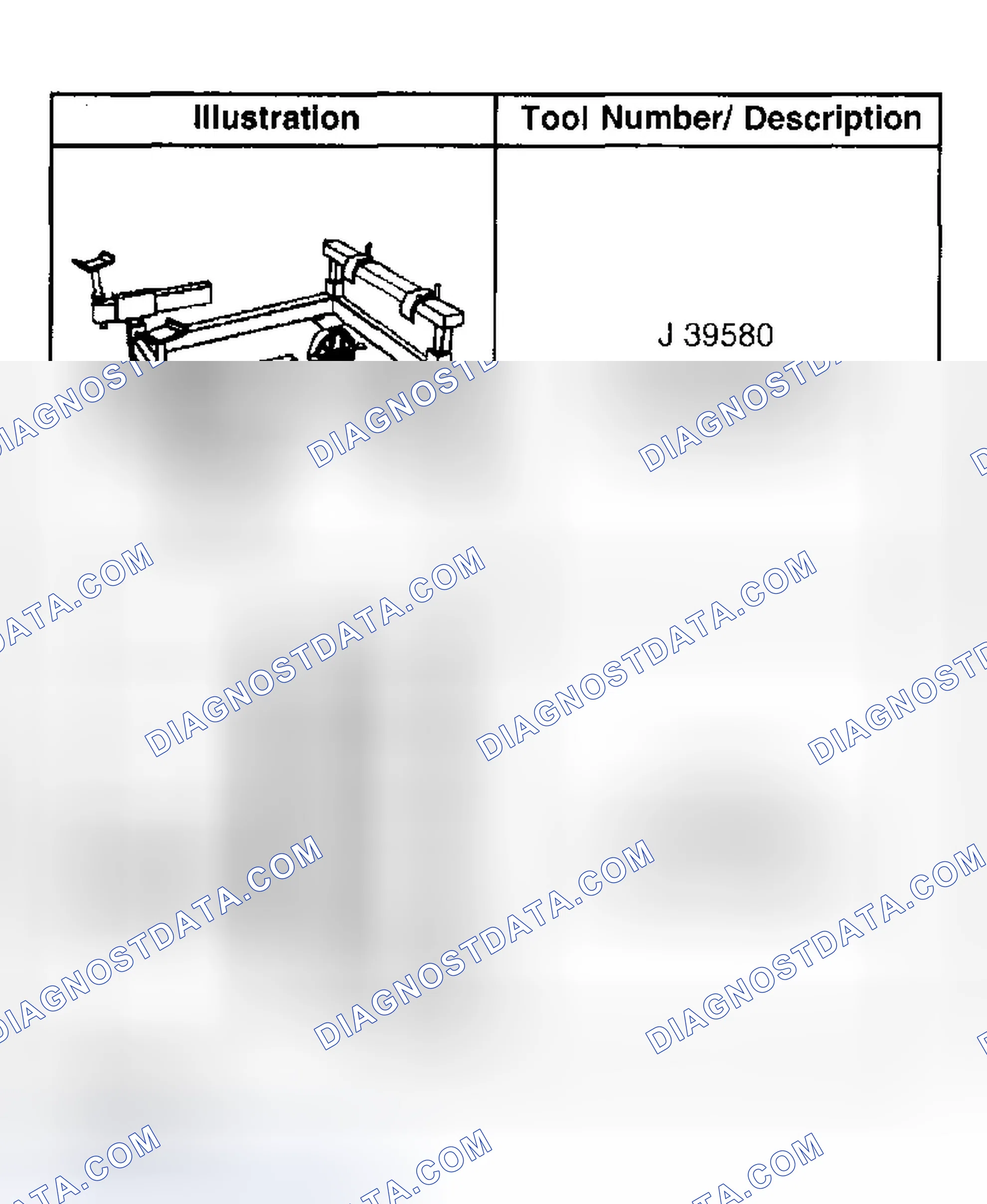 Scheme 37: Special Tools and Equipment