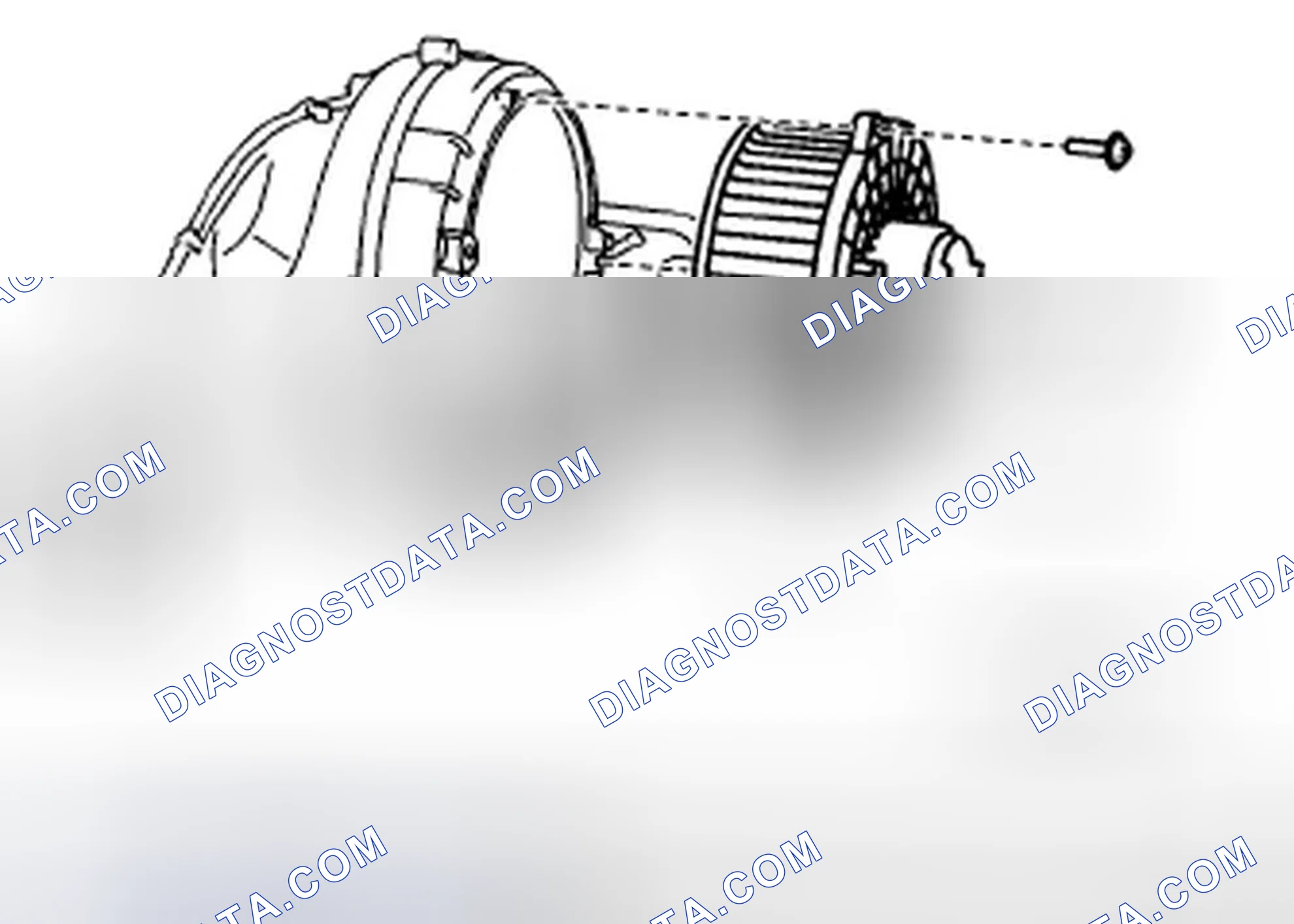 Scheme 18: REAR BLOWER MOTOR REMOVAL/INSTALLATION [FULL-AUTO AIR CONDITIONER]