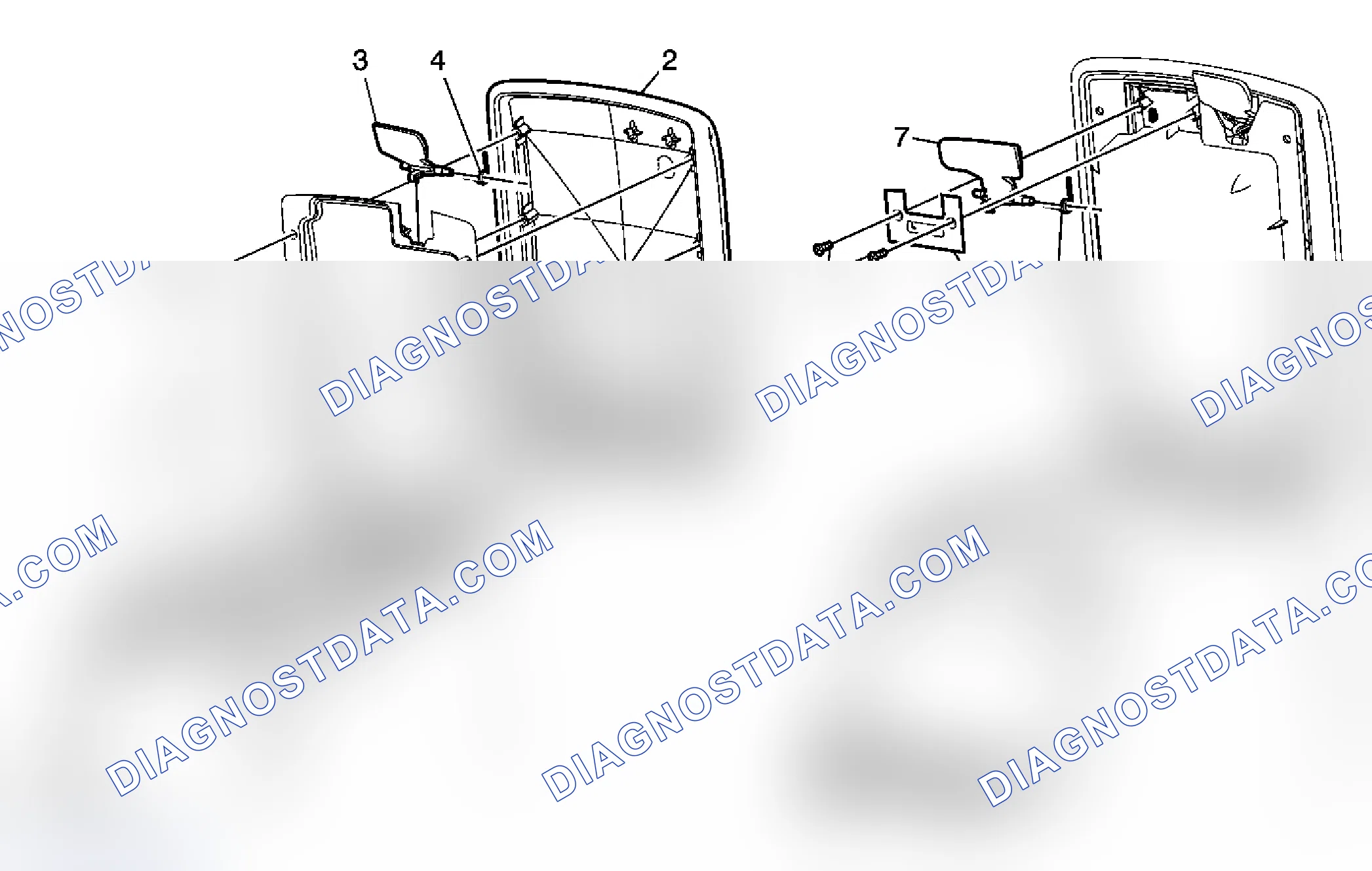 Scheme 39: Front Floor Console Compartment Door Latch Replacement