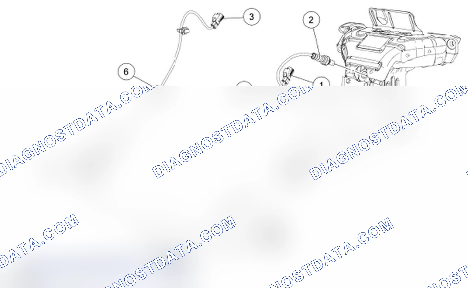 Scheme 19: Heated Oxygen Sensor (HO2S) and Catalyst Monitor Sensor - Exploded View