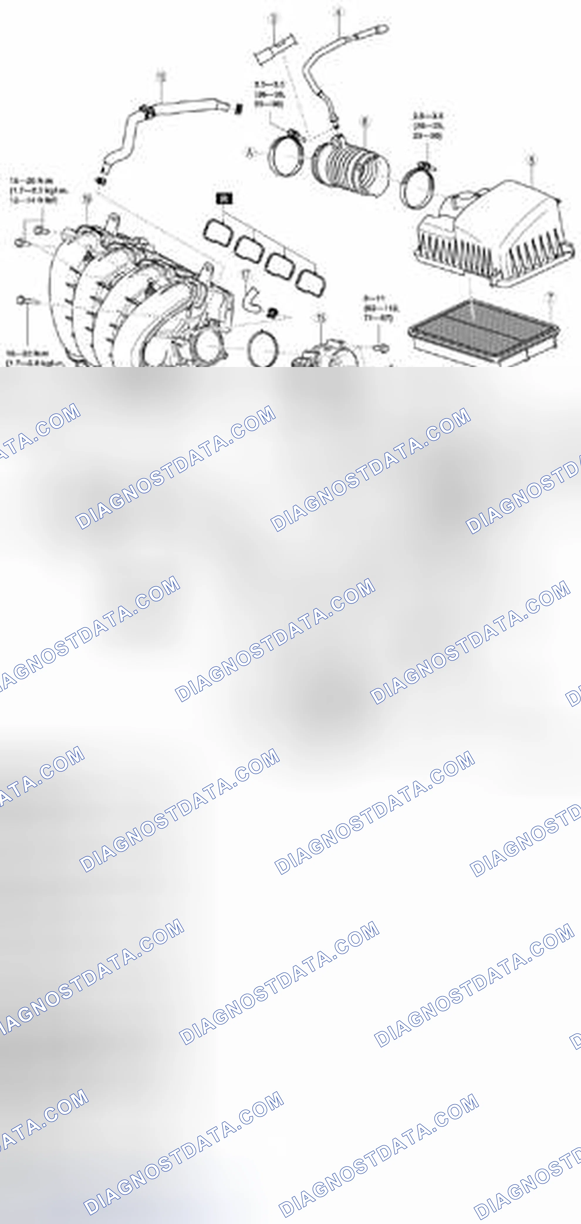 Scheme 463: Intake-Air System With Torque Specifications
