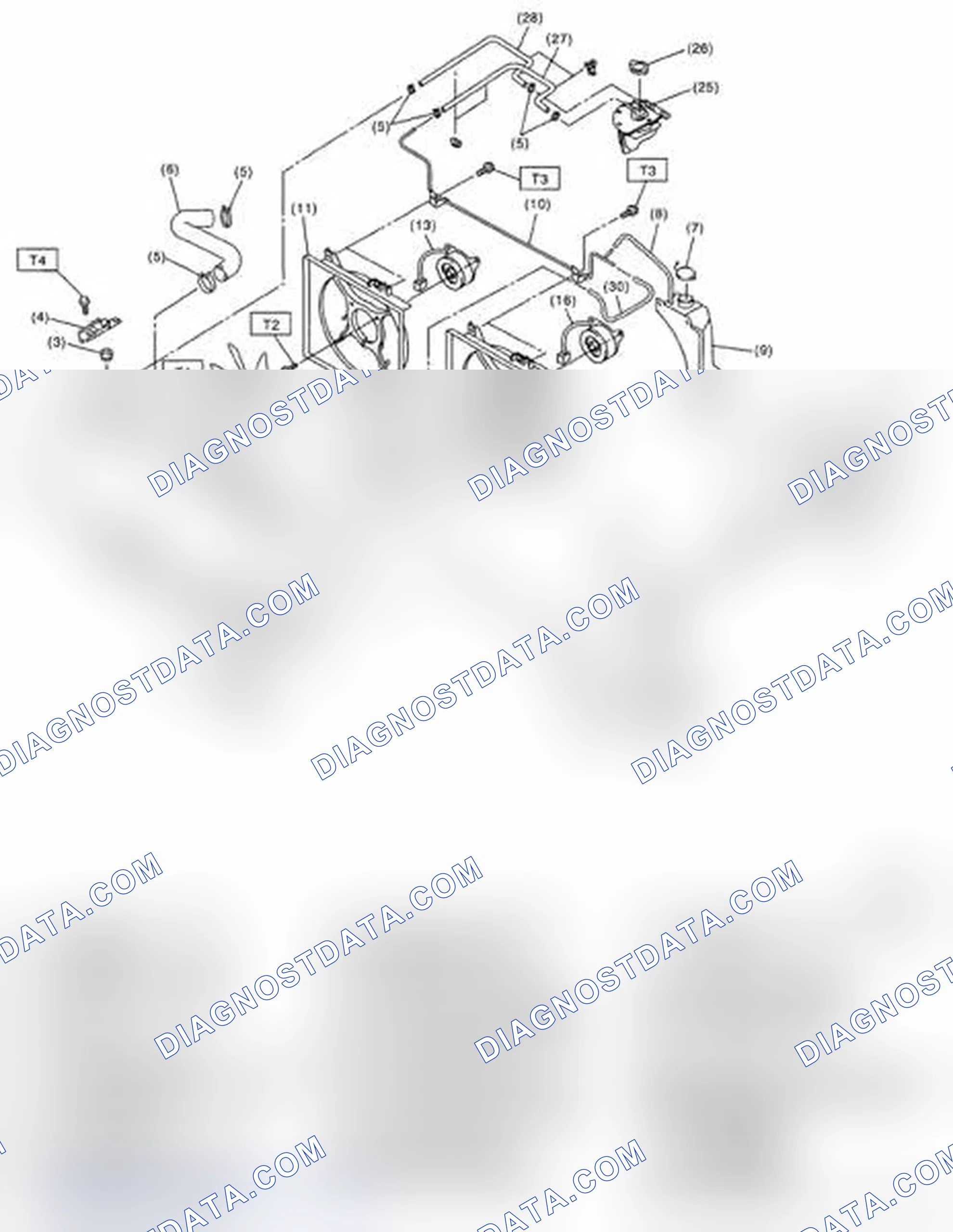 Scheme 56: Identifying Radiator And Radiator Fan Components Location