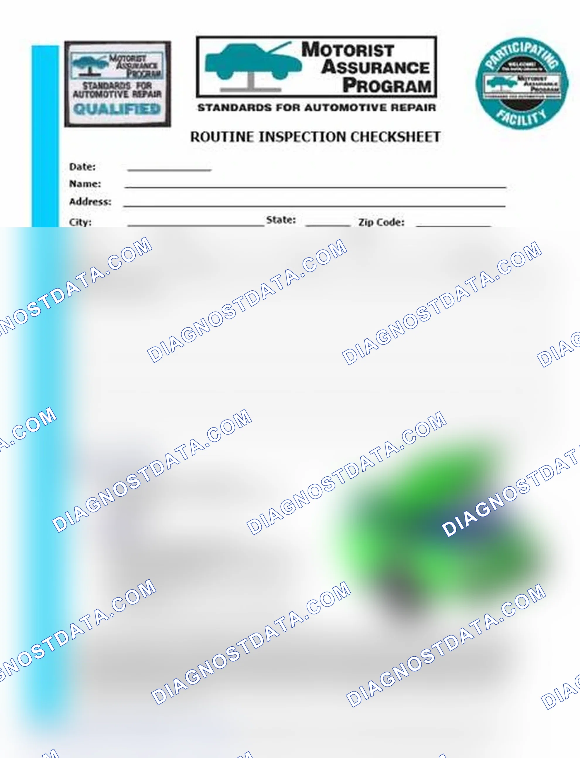 Scheme 26: Routine Inspection Checksheet (1 Of 2)