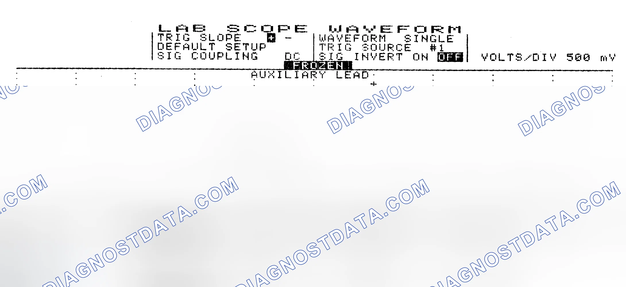 Scheme 10: Single Injector w/Excessive Current Flow - Current Pattern
