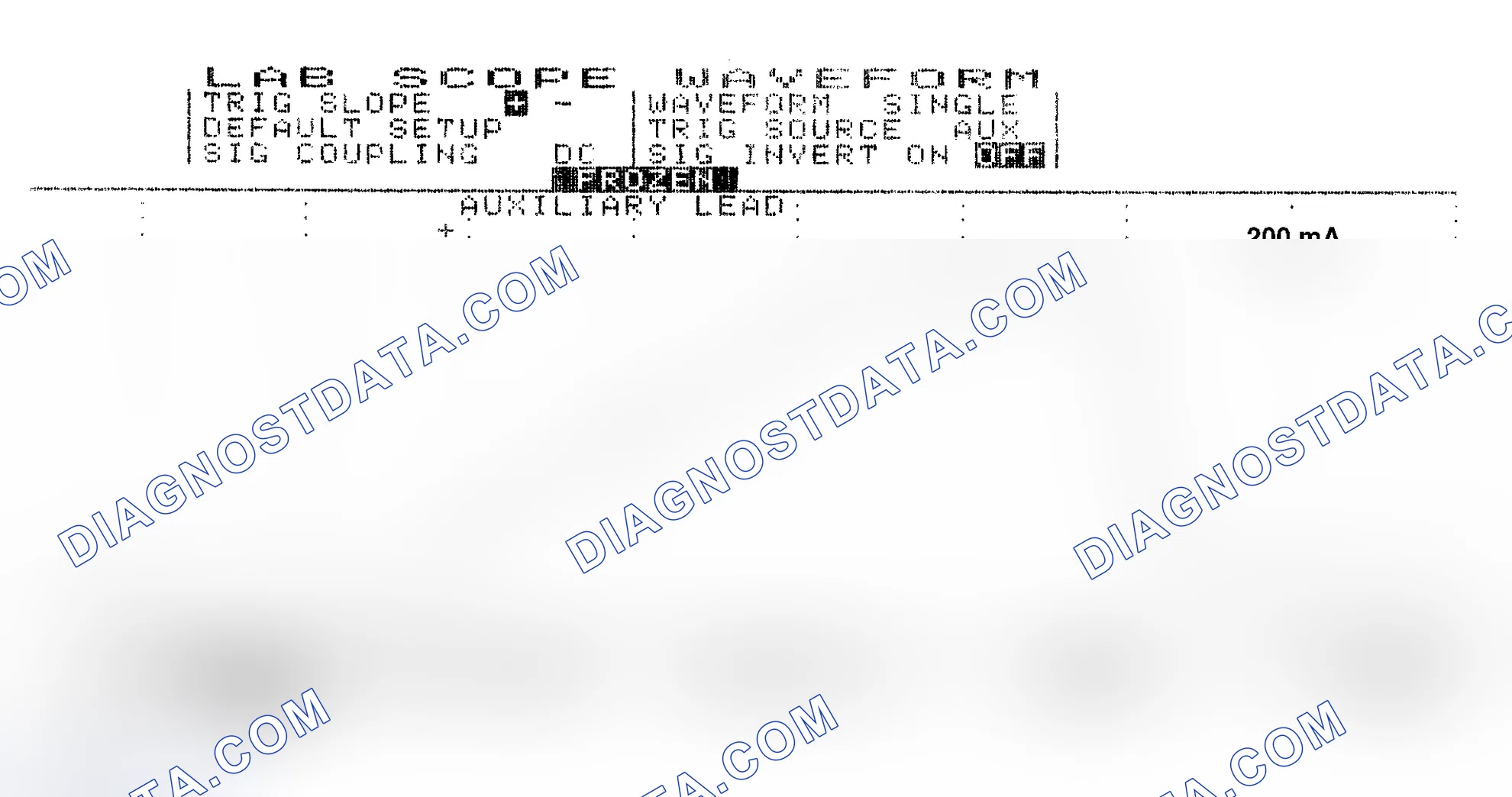 Scheme 13: Single Injector w/Normal Current Flow - Current Pattern