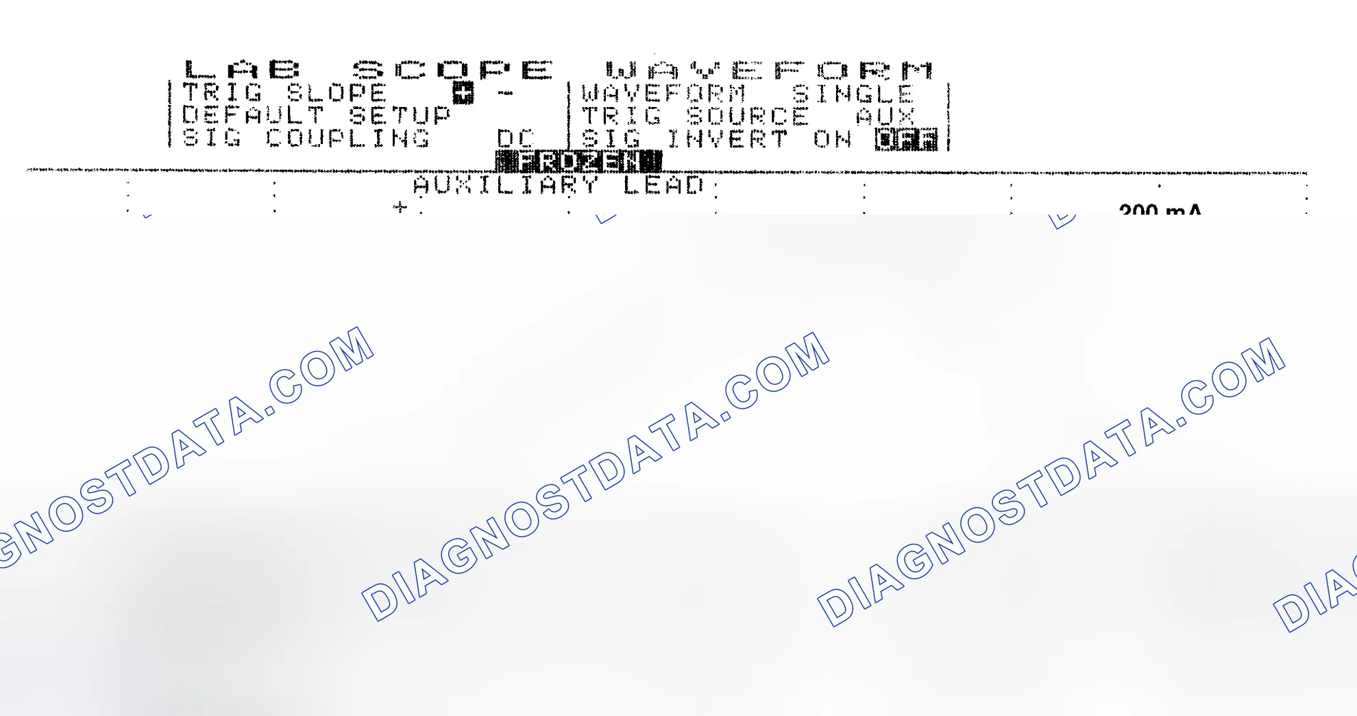 Scheme 13: Single Injector w/Normal Current Flow - Current Pattern