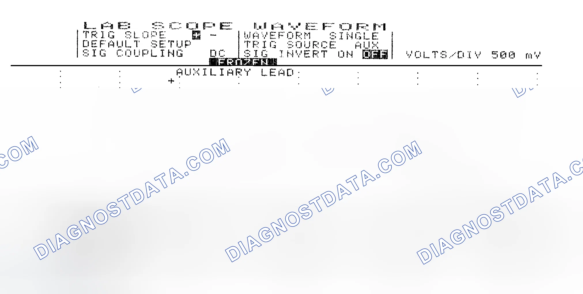Scheme 14: Single Injector w/Excessive Current Flow - Current Pattern