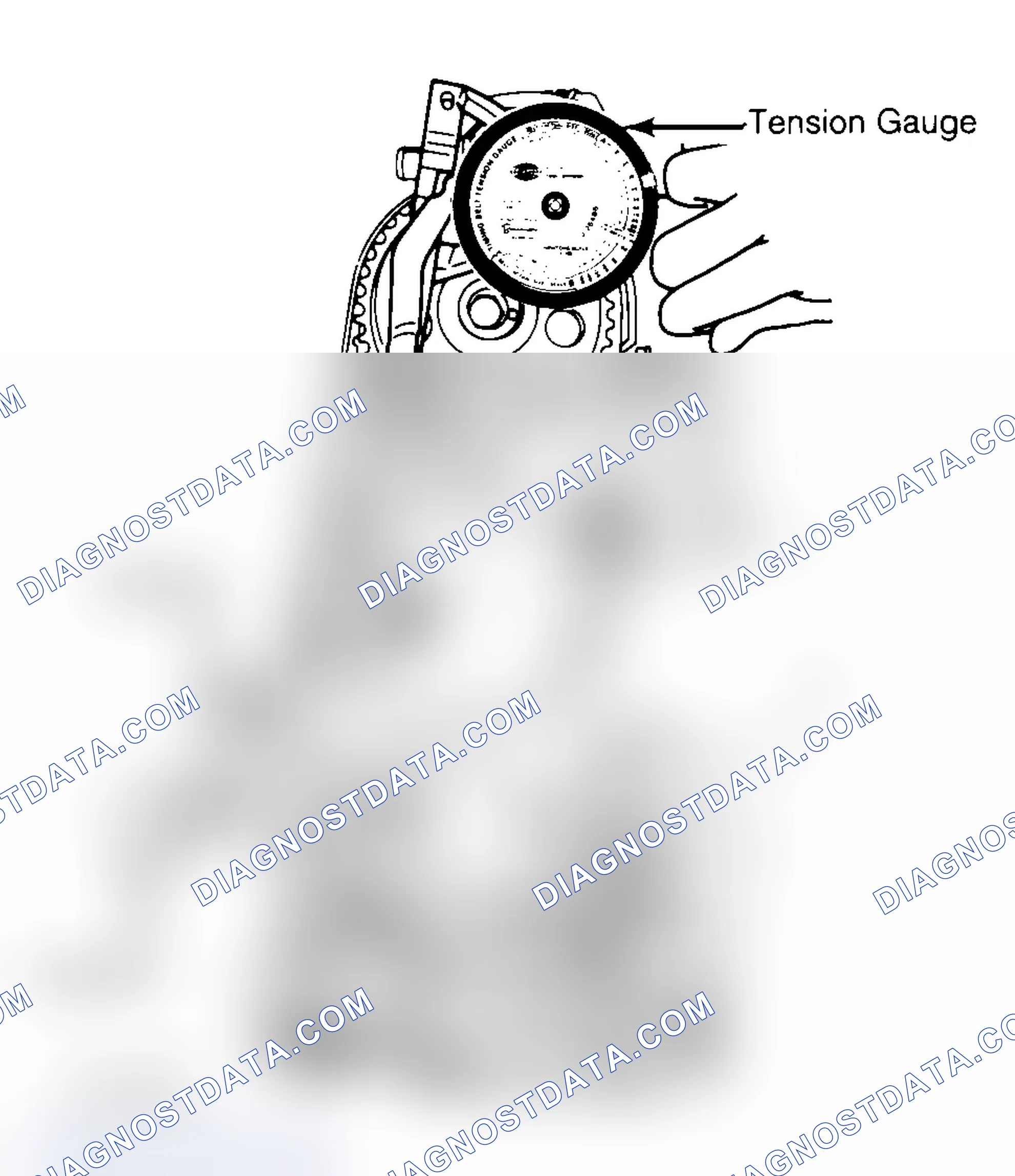Scheme 28: Adjusting Typical Timing Belt Tension