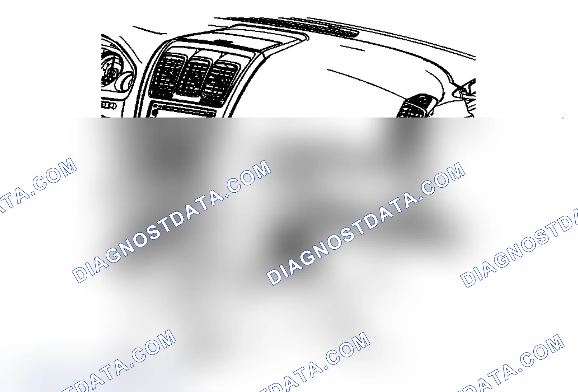 Scheme 134: Instrument Panel Compartment Trim Plate Replacement (Acadia)