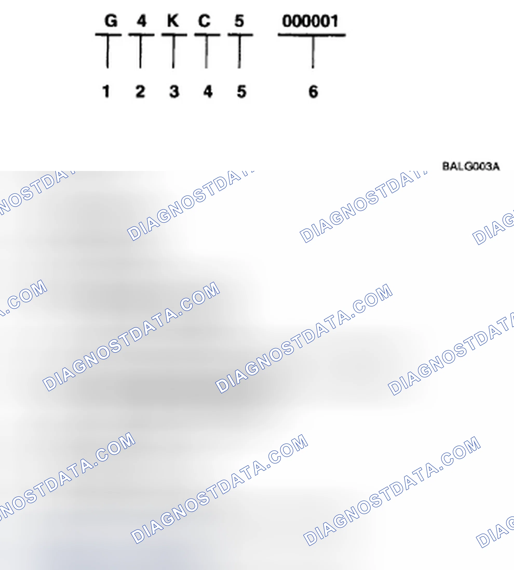 Scheme 11: ENGINE IDENTIFICATION NUMBER