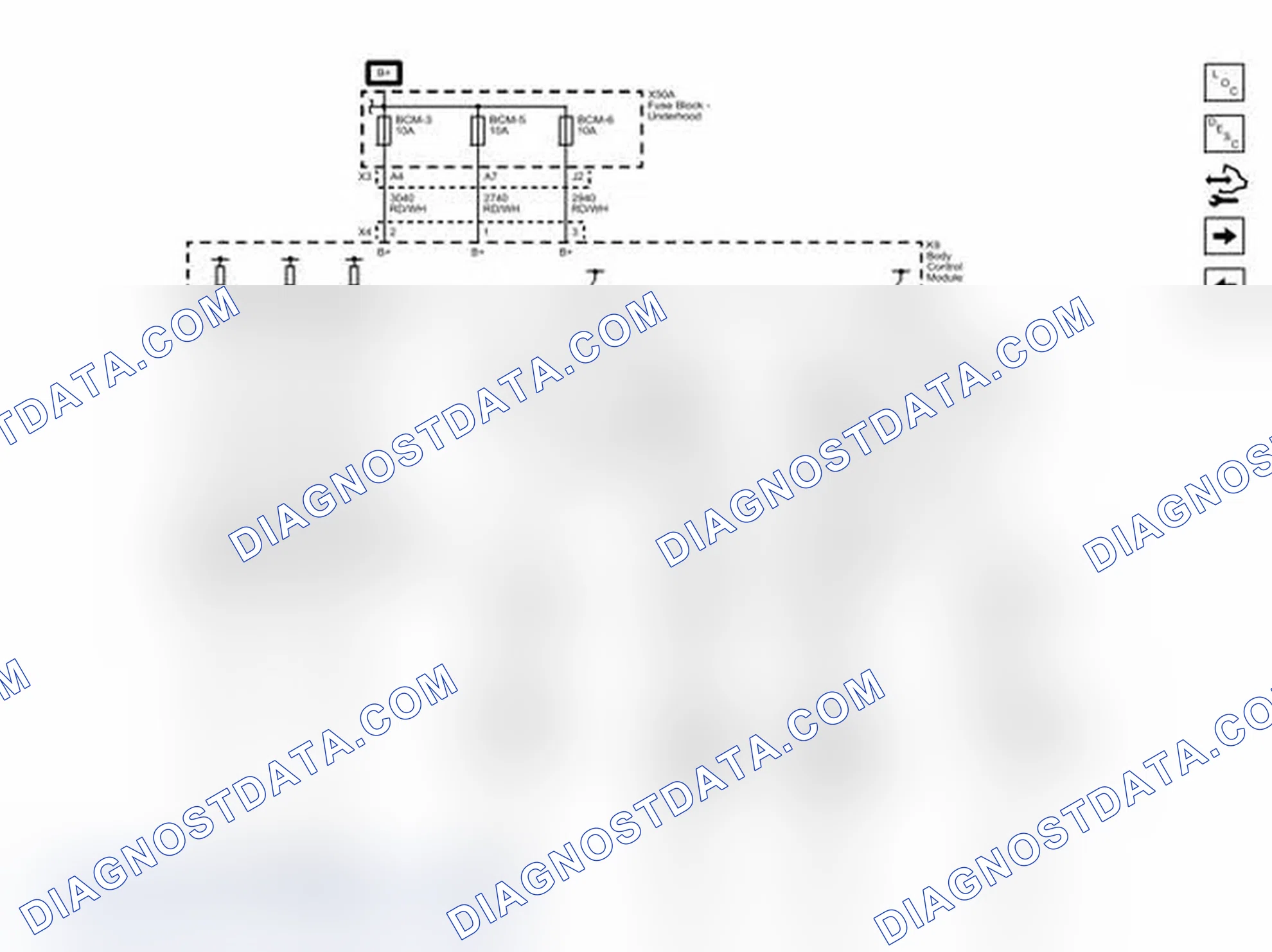 Scheme 5: Turn Signal Controls and Front Turn Signal Lamps Wiring Schematics