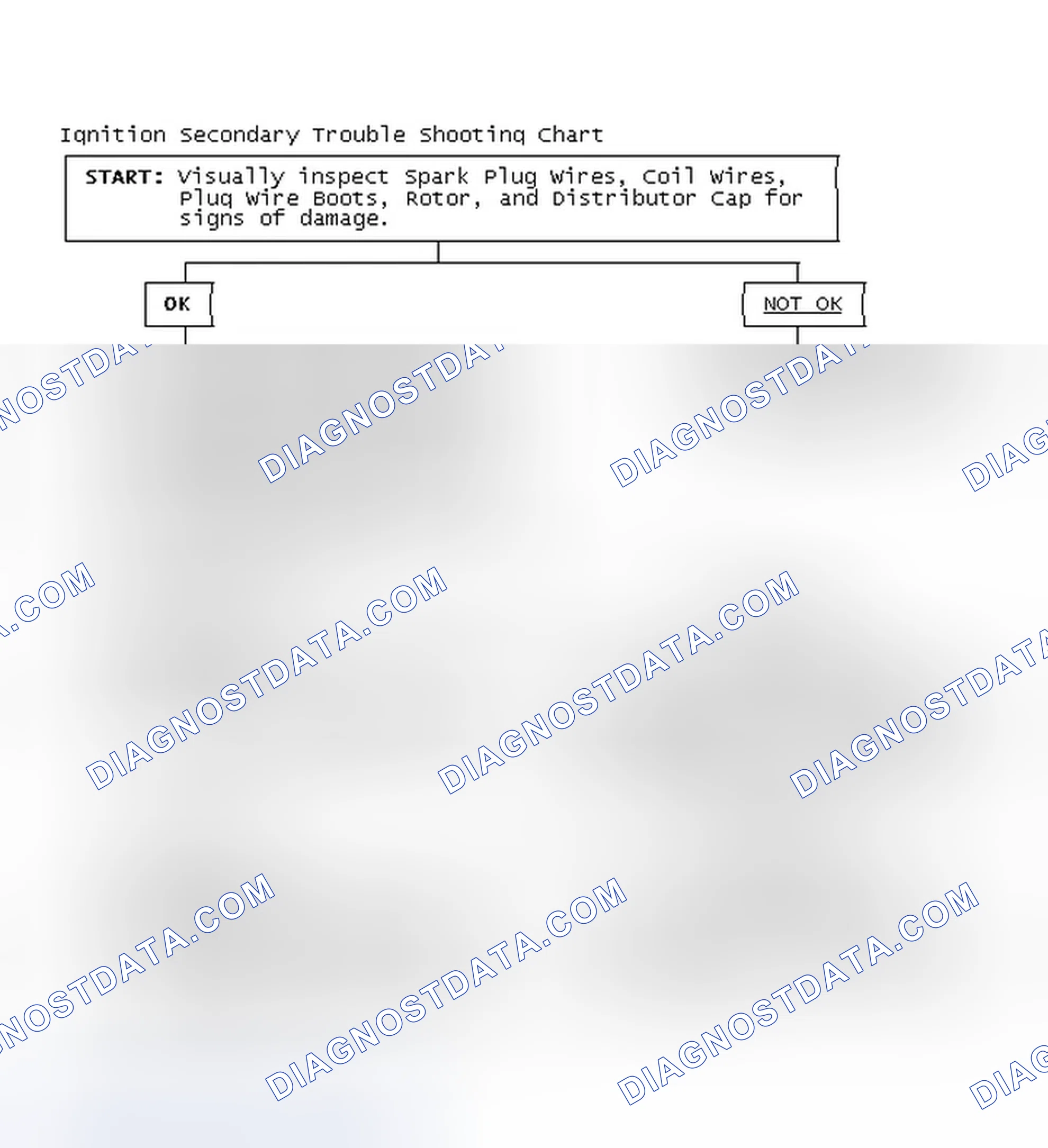 Scheme 1: Ignition Secondary Trouble Shooting Chart