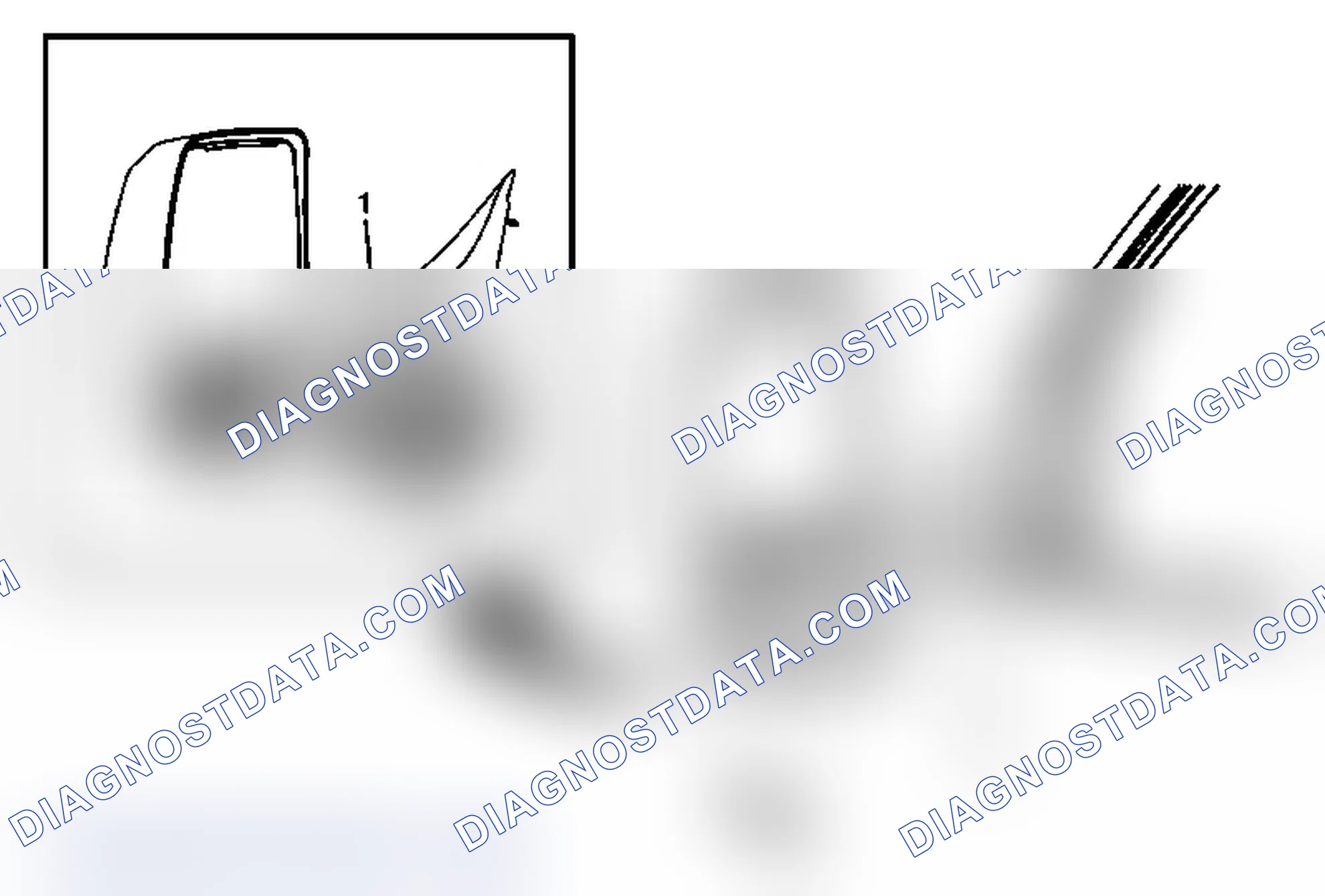 Scheme 4: Outside Rearview Mirror Glass Replacement - Lower