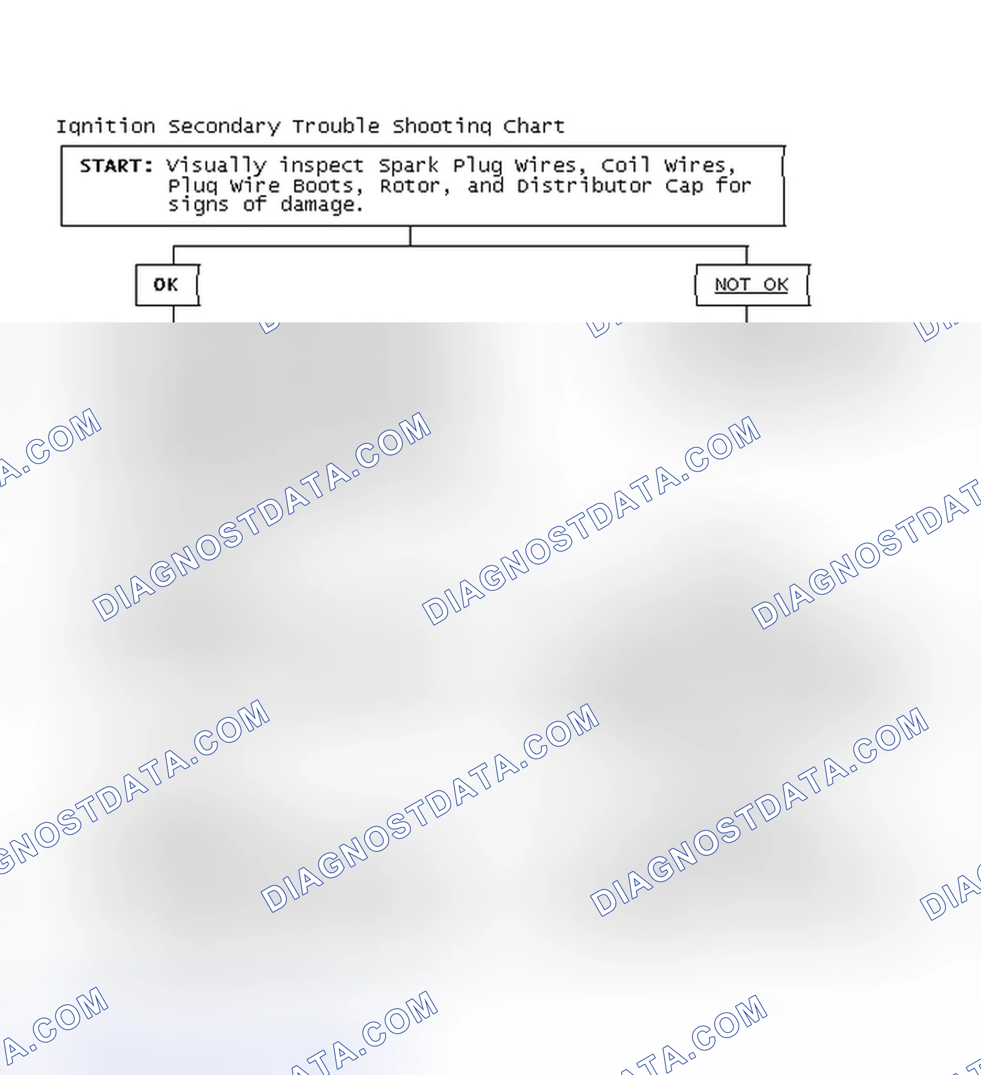 Scheme 1: Ignition Secondary Trouble Shooting Chart