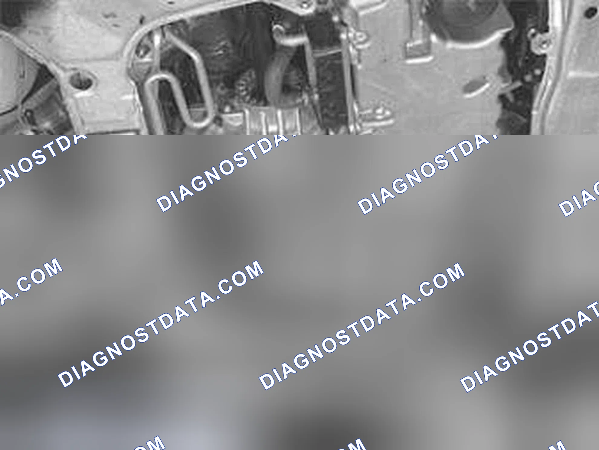 Scheme 1510: Installing the front/rear screws for the engine pad and torque rod mounting in the sub-frame