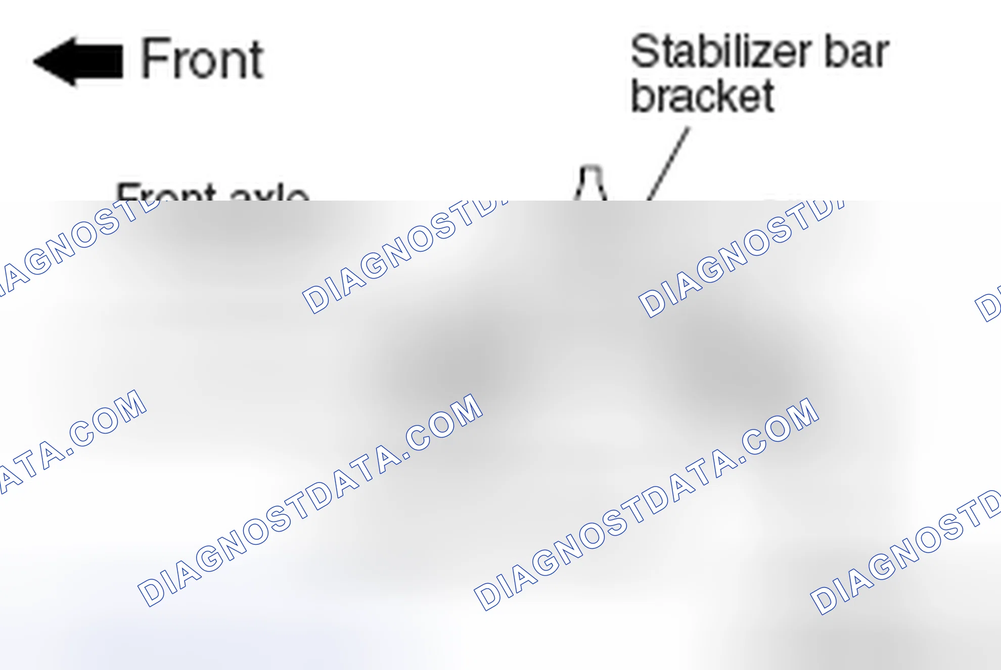 Scheme 265: >> B << STABILIZER BAR/STABILIZER BUSHING/STABILIZER BAR BRACKET INSTALLATION