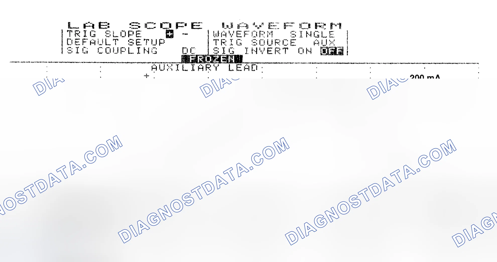 Scheme 13: Single Injector w/Normal Current Flow - Current Pattern