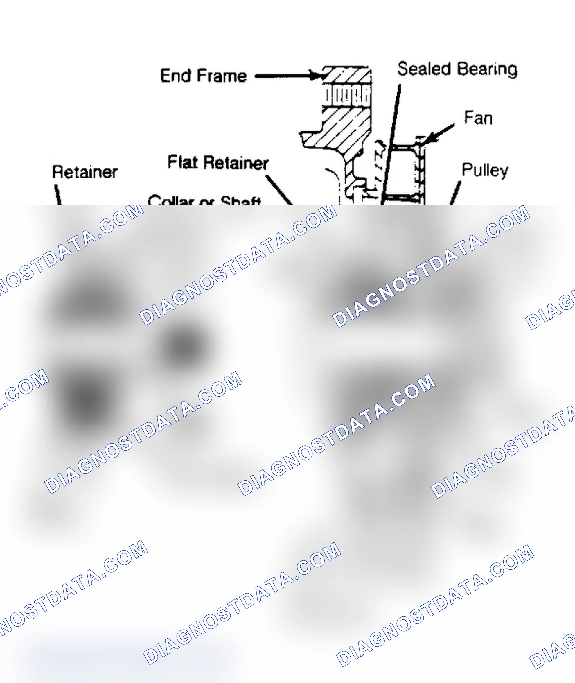 Scheme 15: Drive End Frame Bearing Assembly