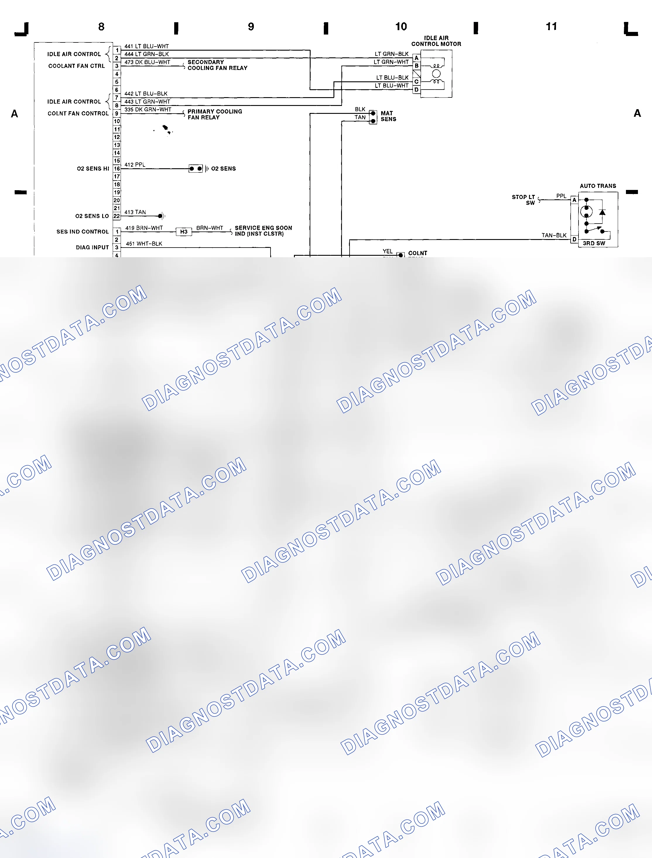 Scheme 9: 2.5L (VIN R) ECM Wiring Diagram (Lumina)