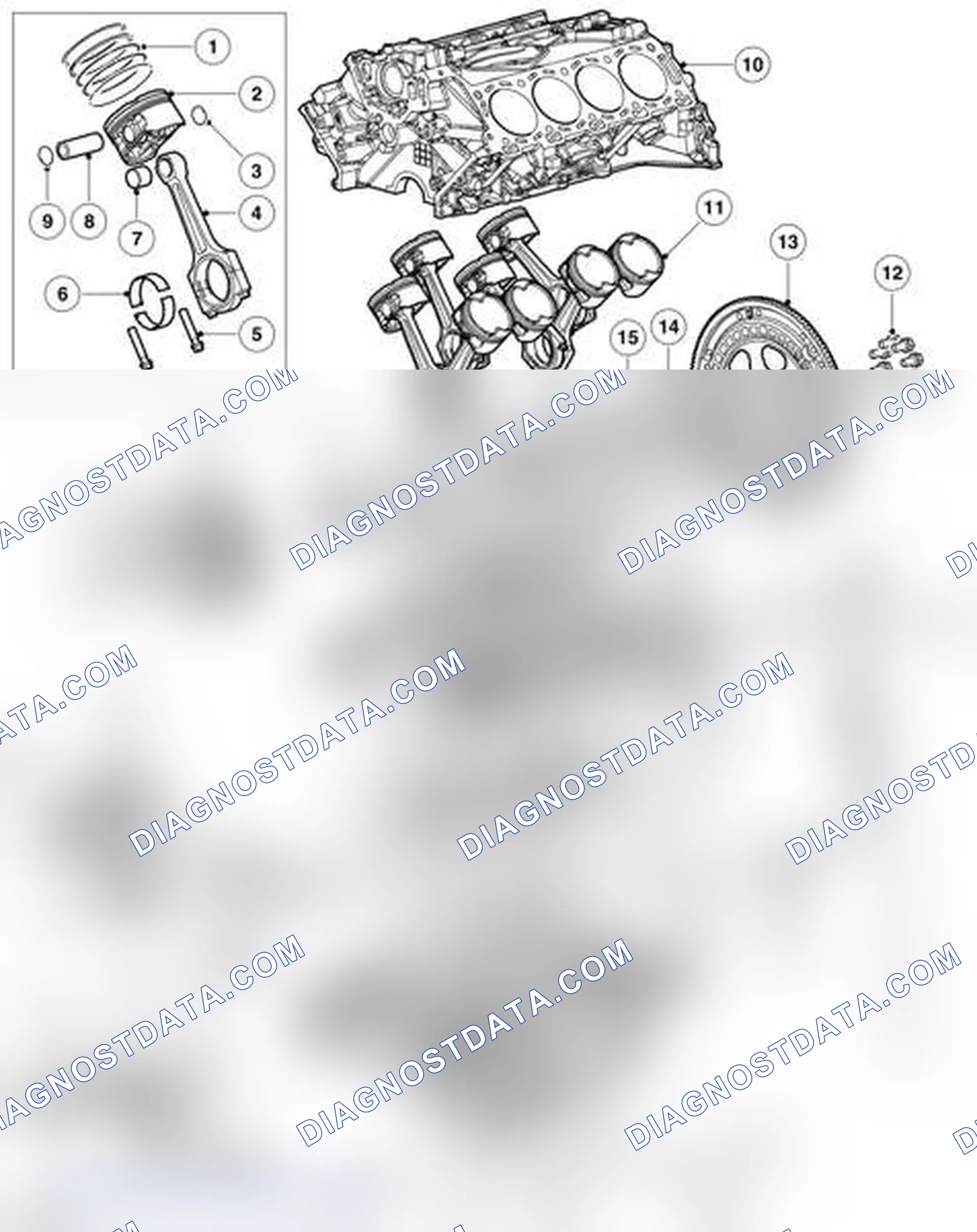 Scheme 17: CYLINDER BLOCK COMPONENTS