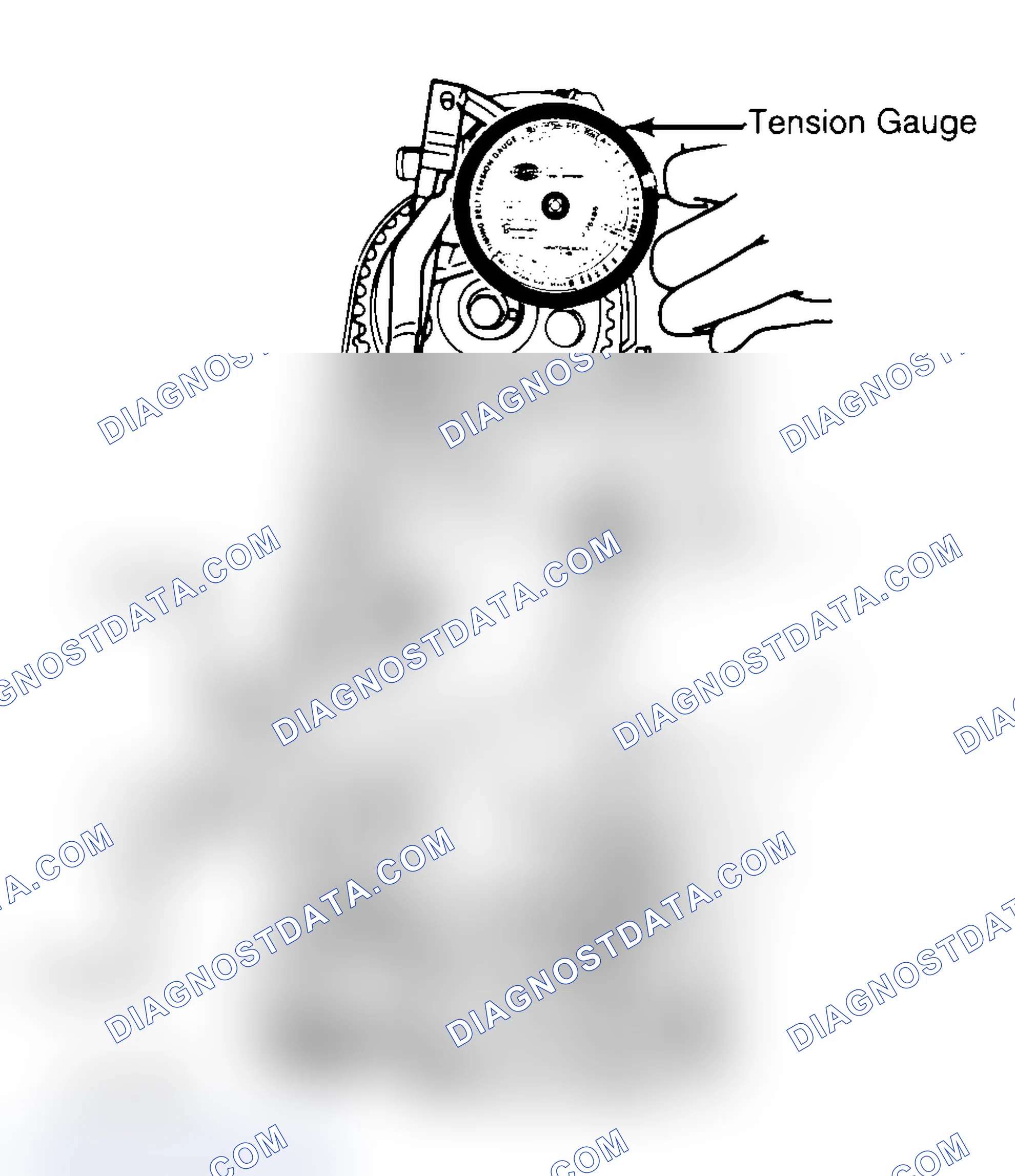 Scheme 28: Adjusting Typical Timing Belt Tension
