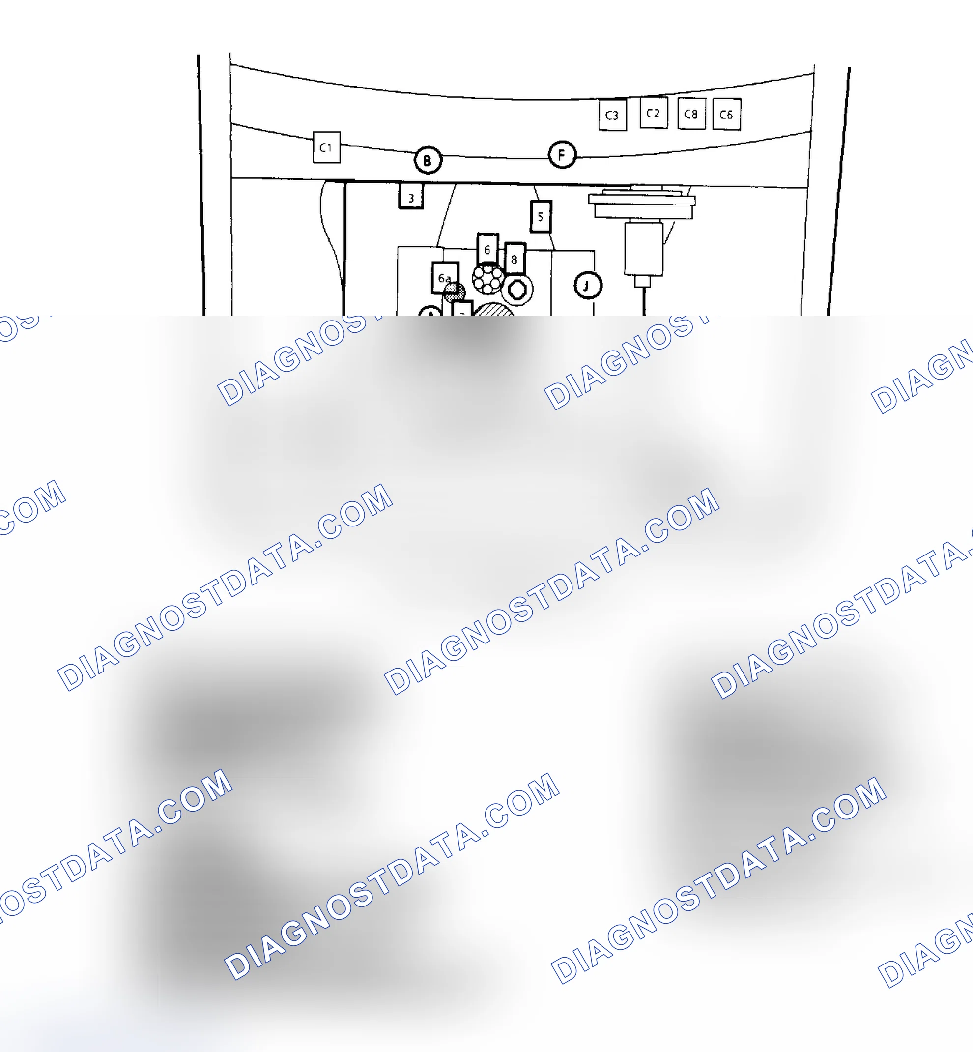 Scheme 146: Component Locations for "C/K" Series 4.3L